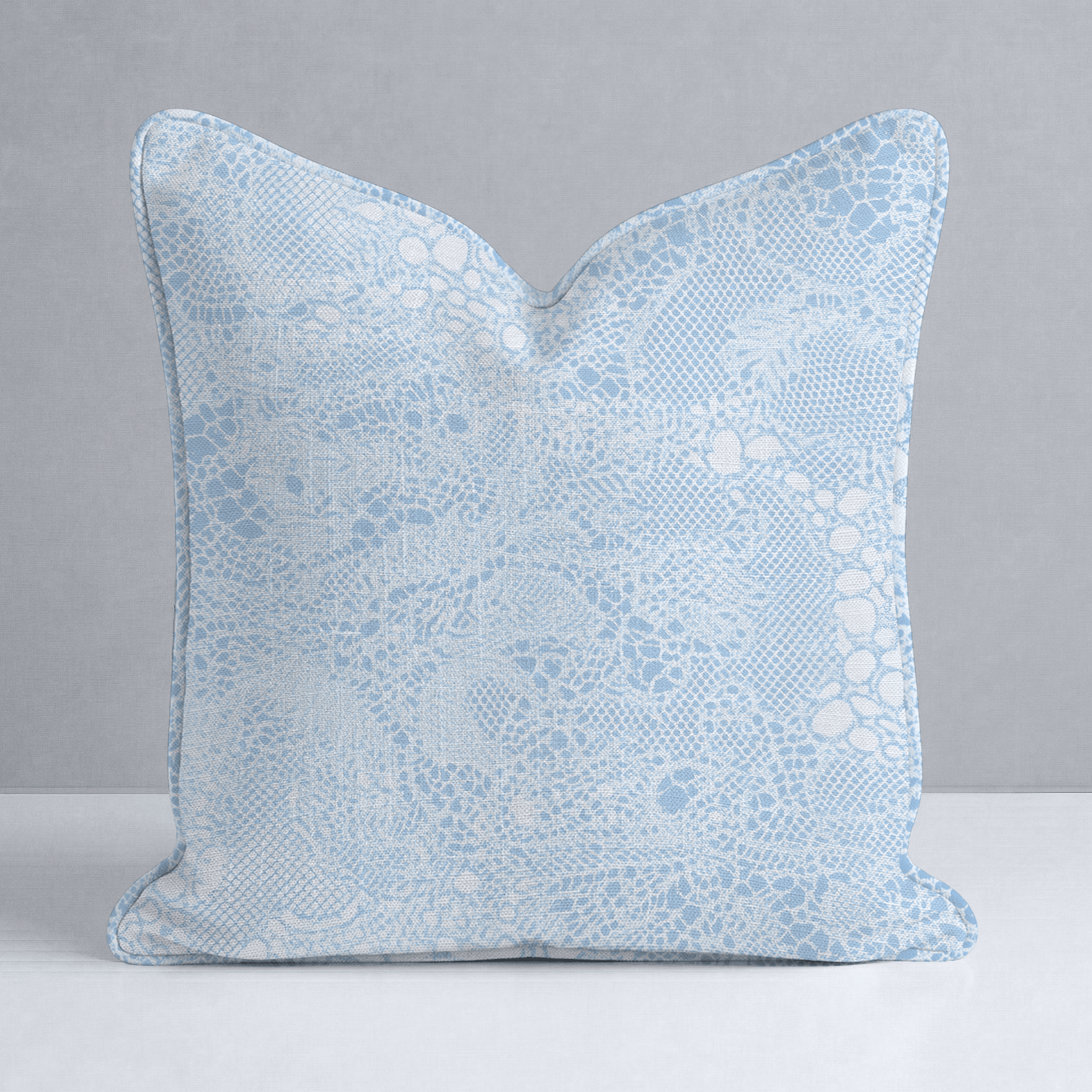 Sapphire Snake Throw Pillow - Lemon Park