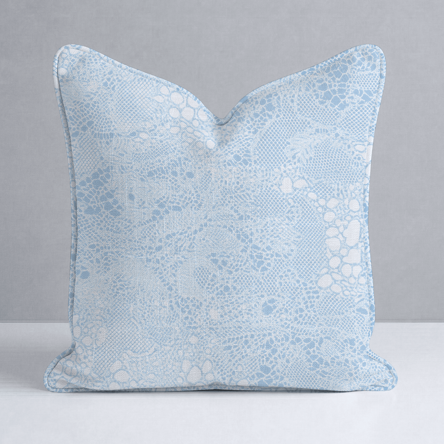 Sapphire Snake Throw Pillow - Lemon Park