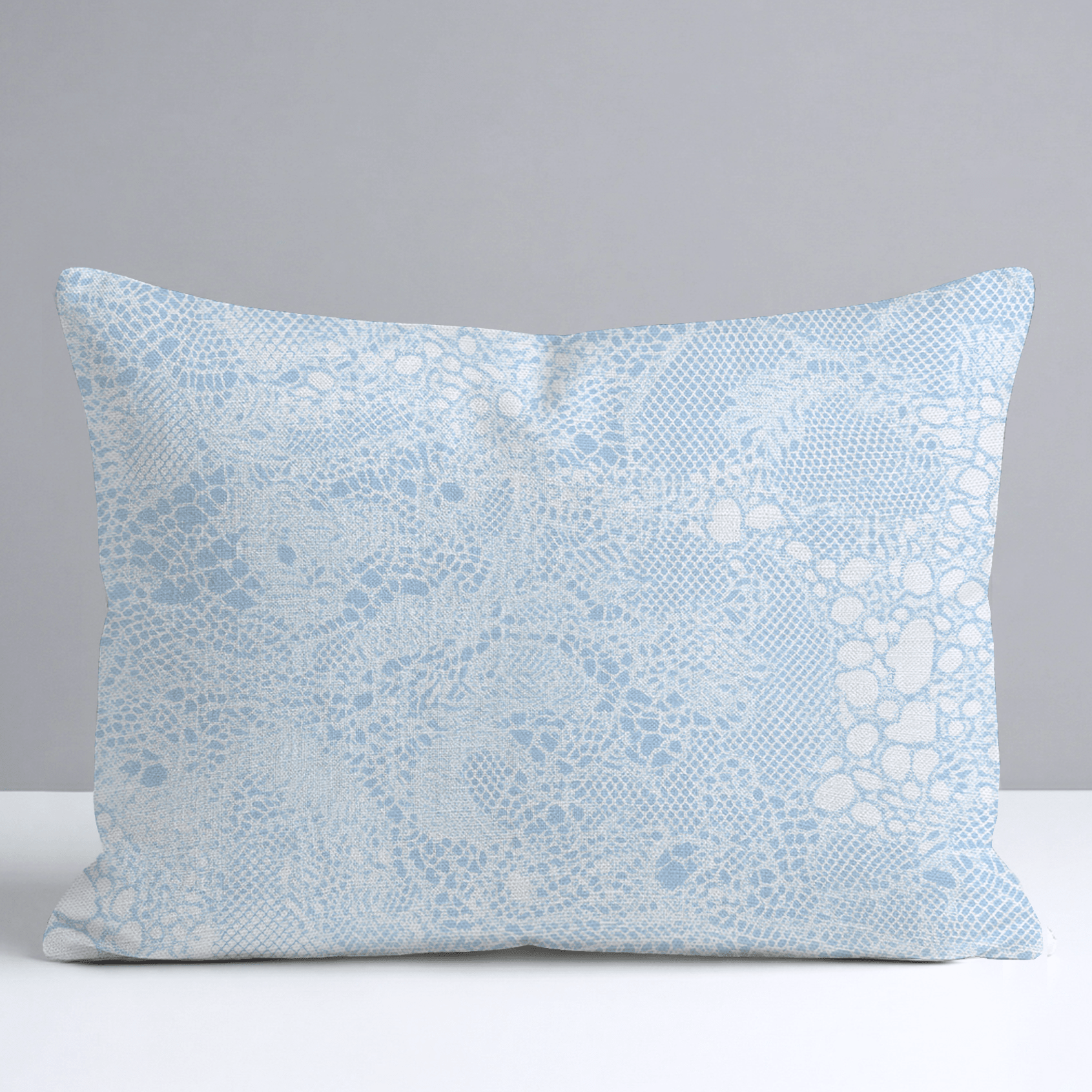 Sapphire Snake Throw Pillow - Lemon Park