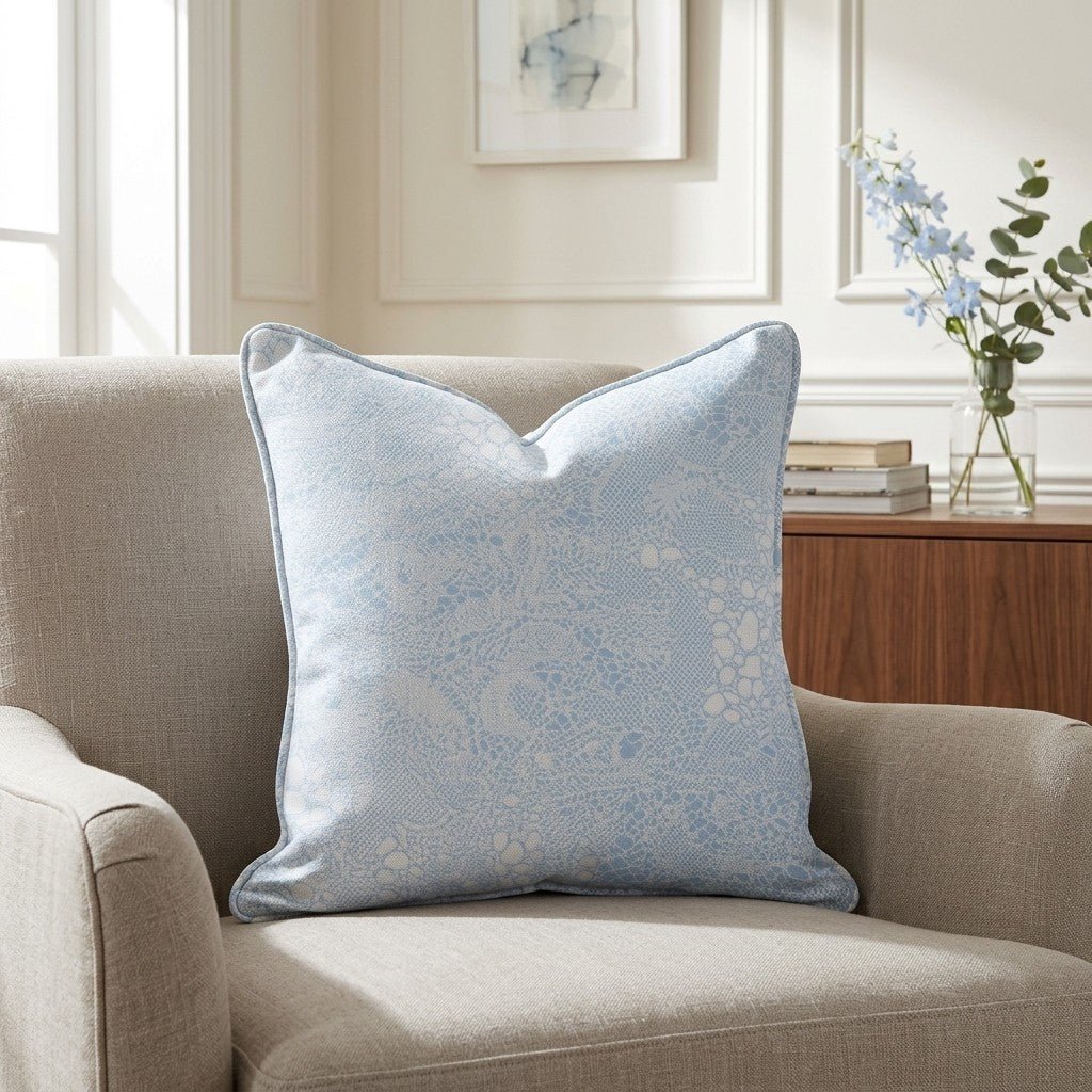 Sapphire Snake Throw Pillow - Lemon Park