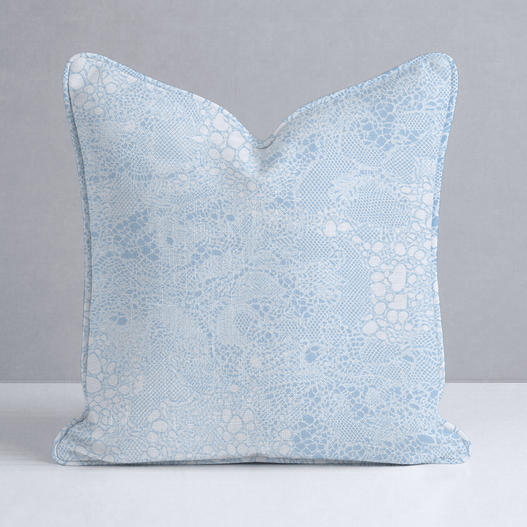 Sapphire Snake Throw Pillow - Lemon Park