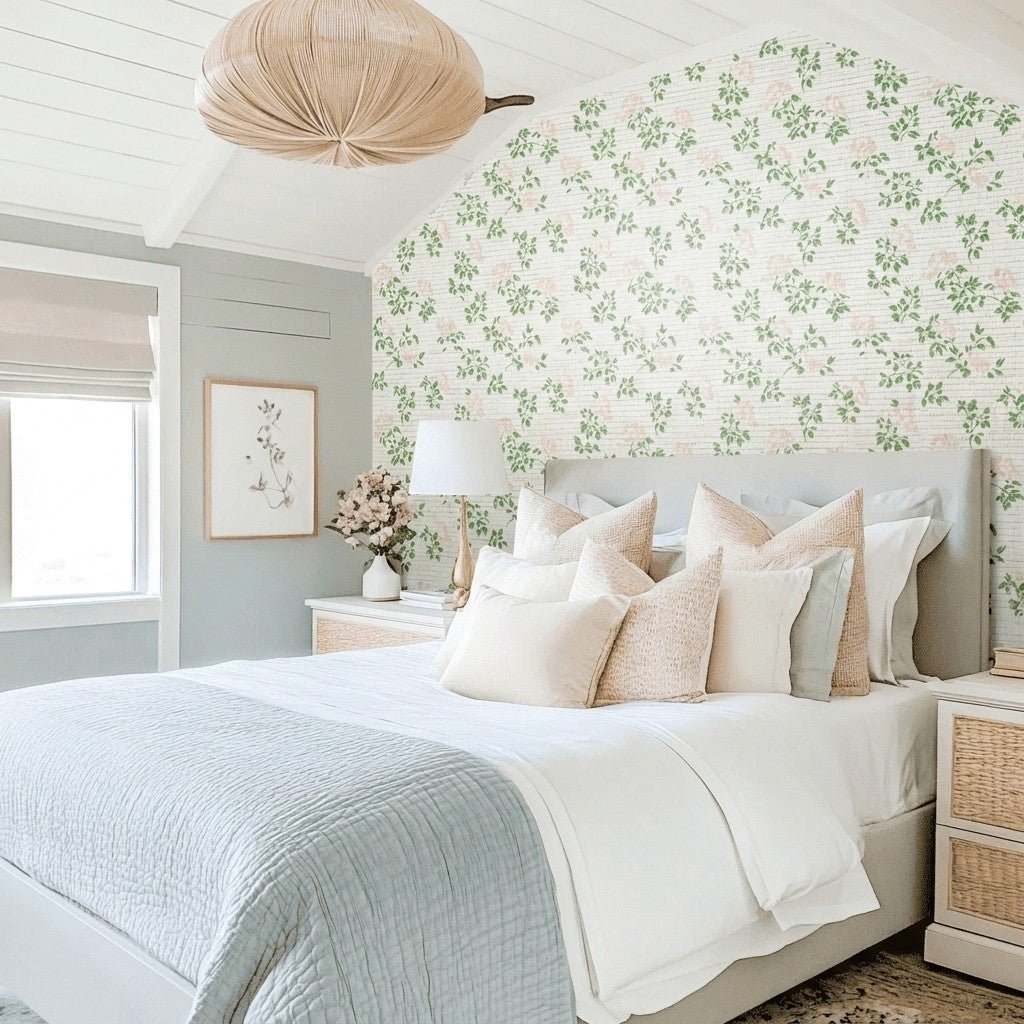 Sarah Jane Faux Grasscloth Wallpaper - Lemon Park