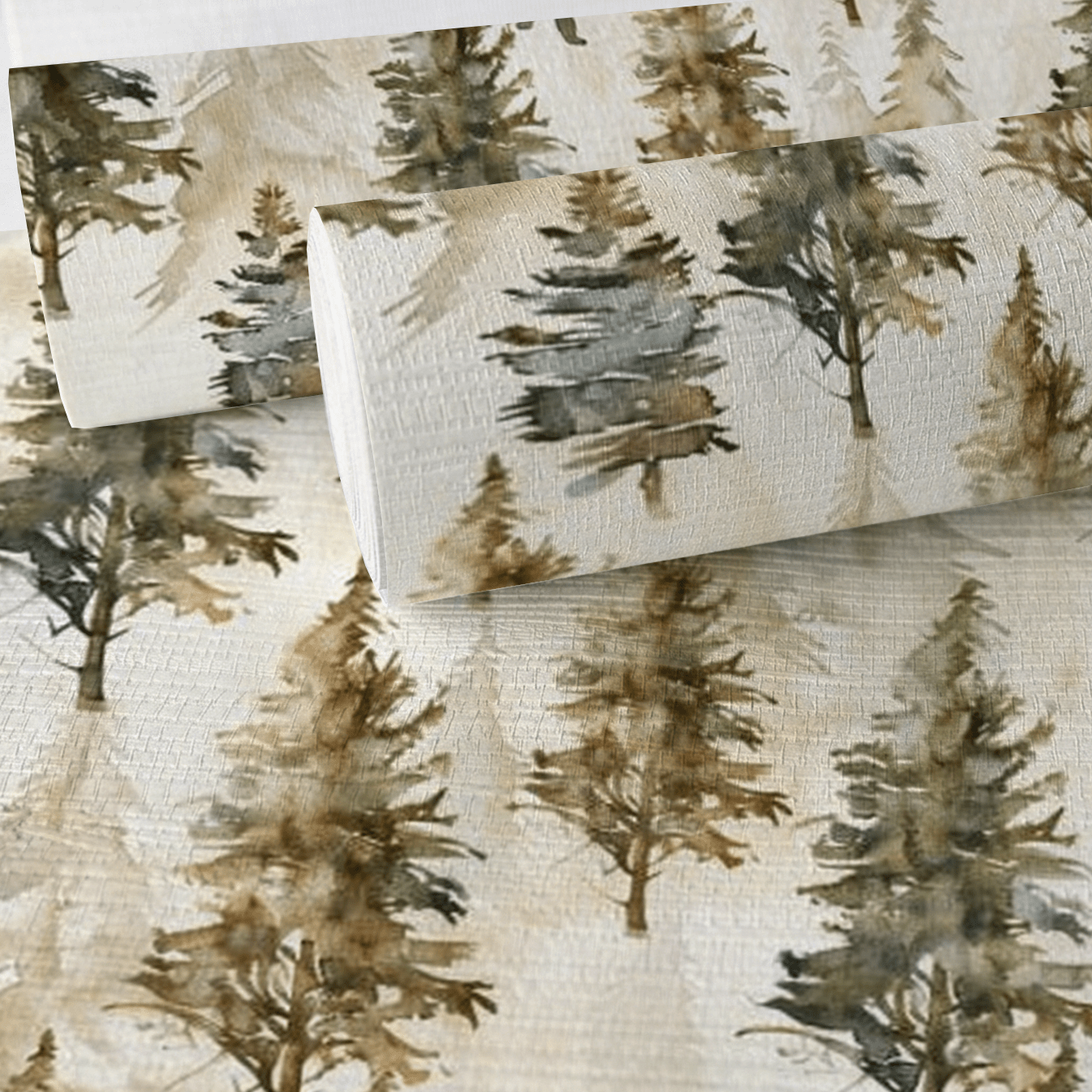 Sasquatch Sanctuary Faux Grasscloth Wallpaper - Lemon Park