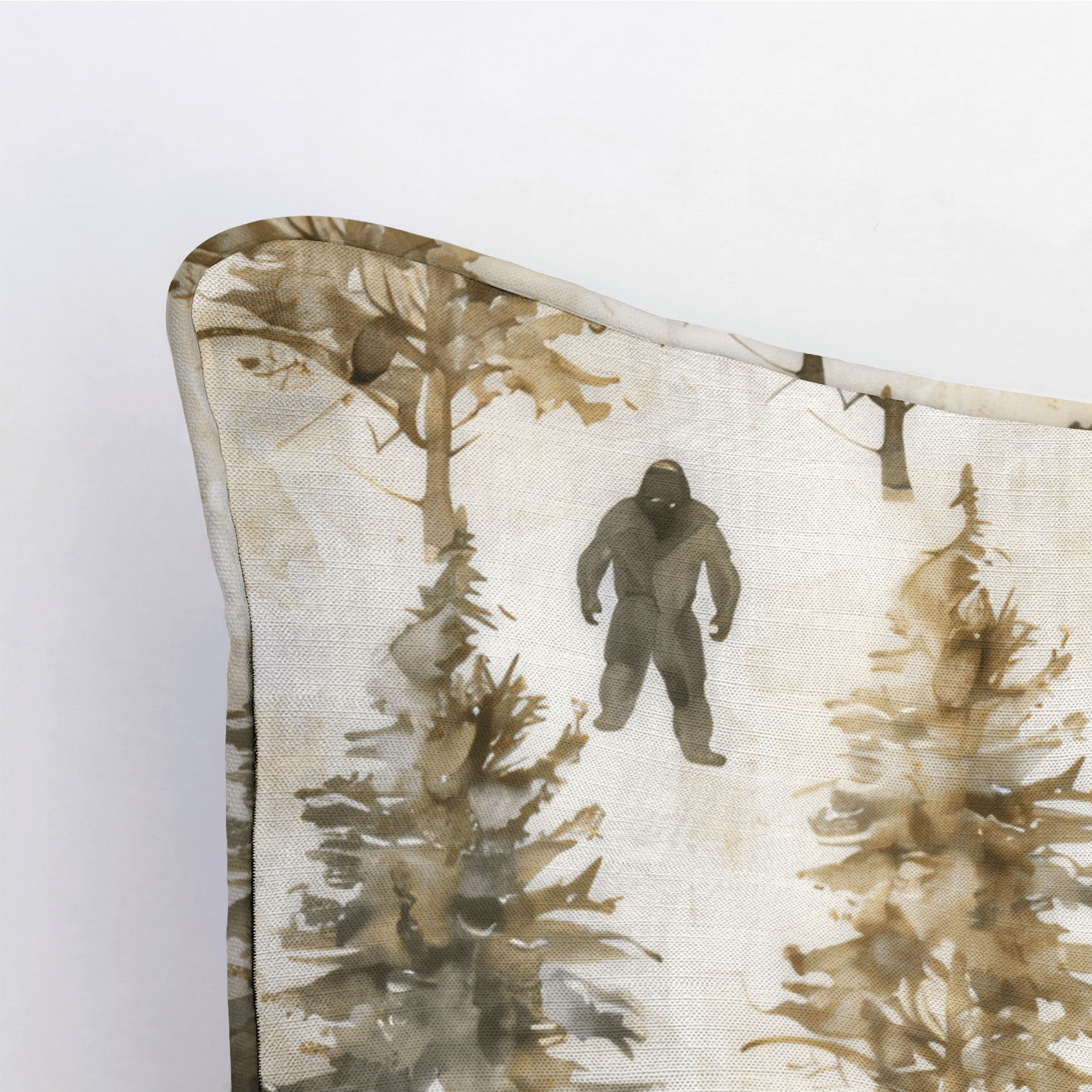 Sasquatch Sanctuary Throw Pillow - Lemon Park