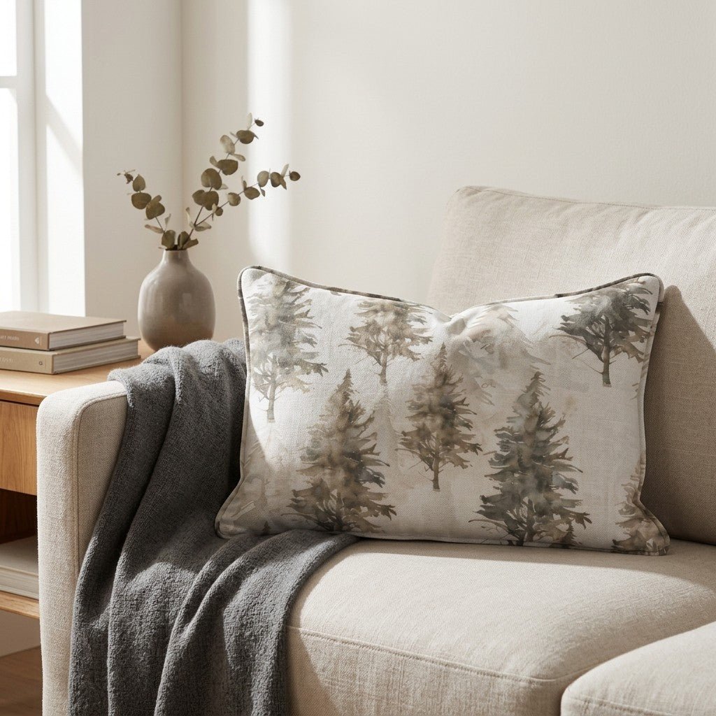 Sasquatch Sanctuary Throw Pillow - Lemon Park