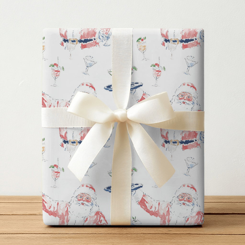 Sassy Santa - Wrapping Paper - Lemon Park
