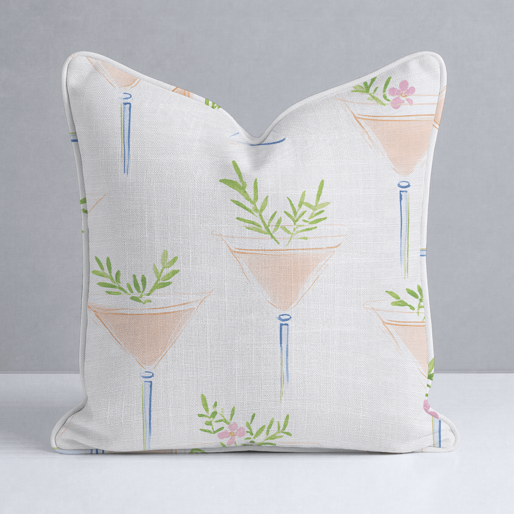 Sassy Spritz Throw Pillow - Lemon Park