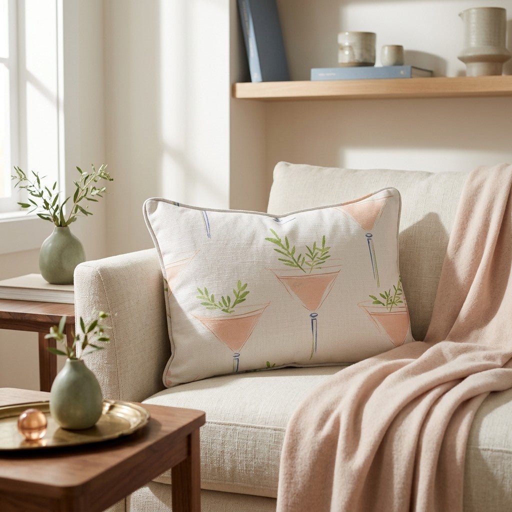 Sassy Spritz Throw Pillow - Lemon Park