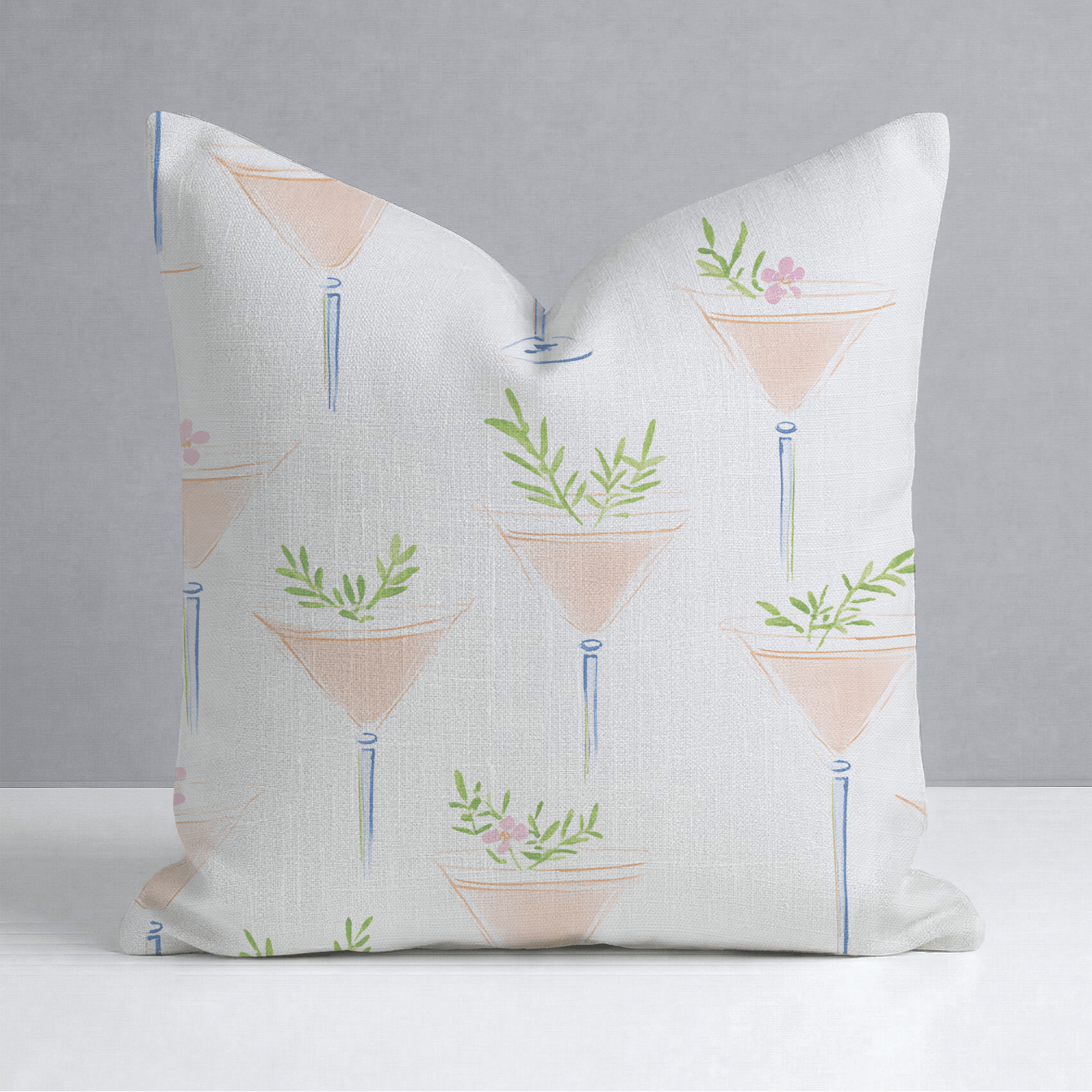 Sassy Spritz Throw Pillow - Lemon Park