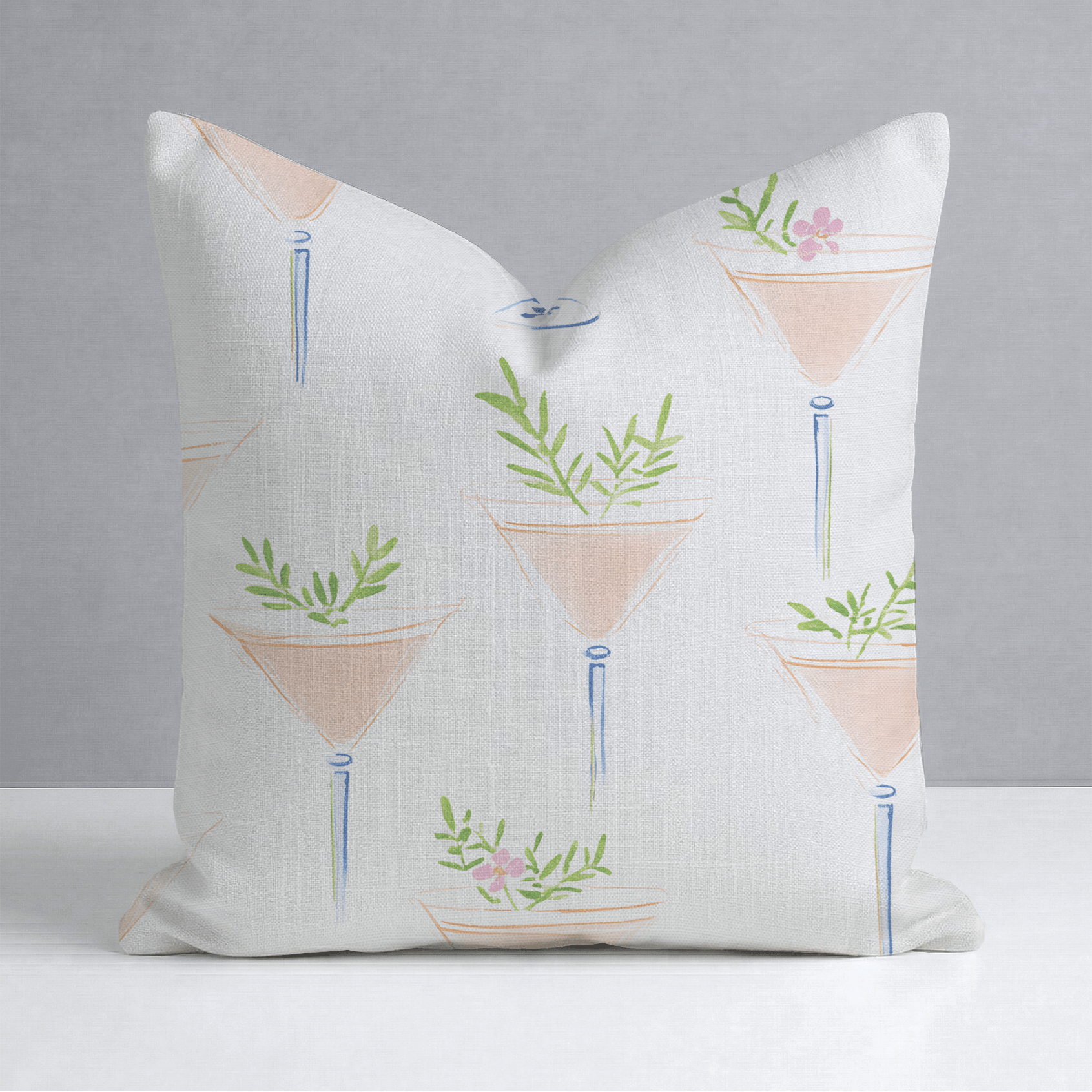 Sassy Spritz Throw Pillow - Lemon Park