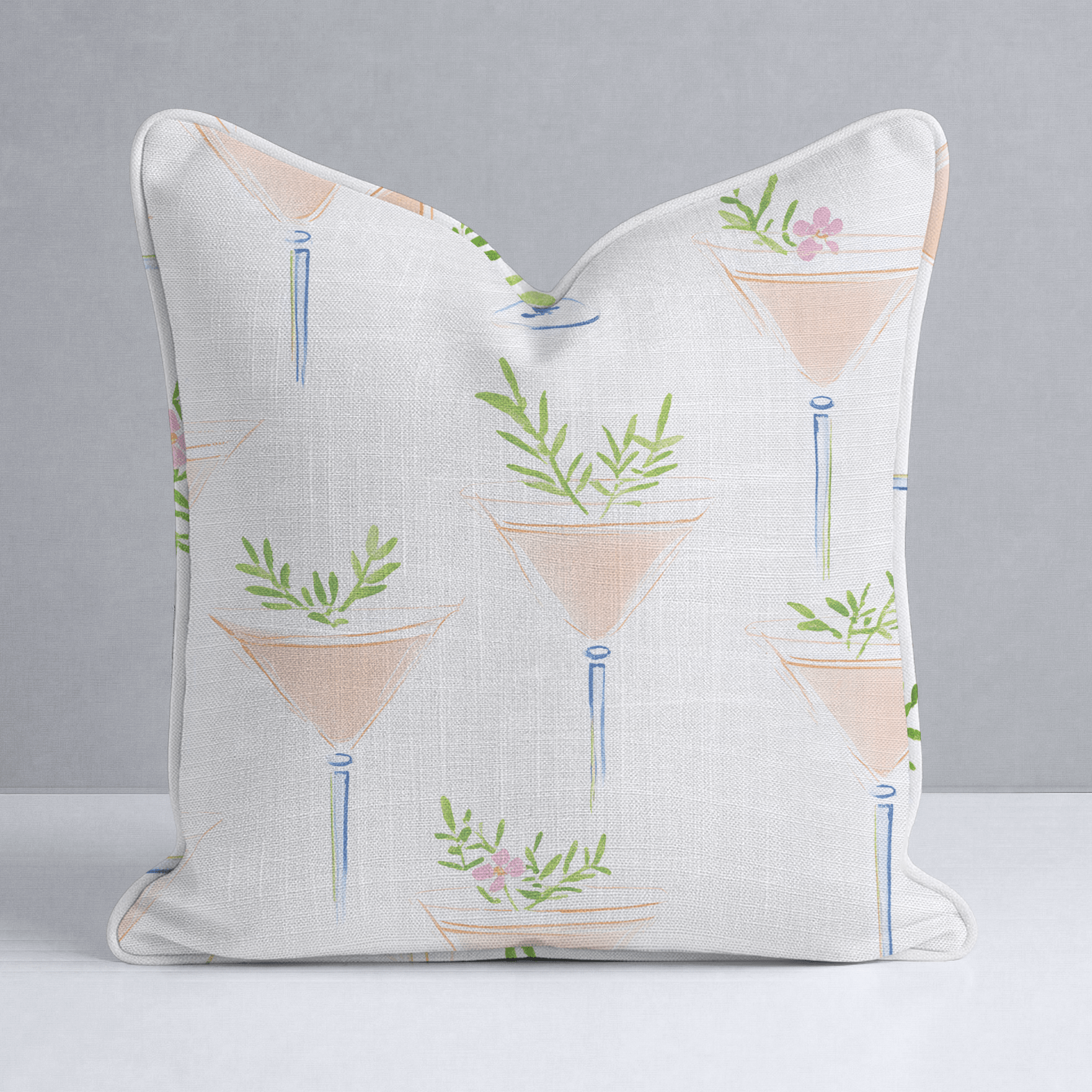 Sassy Spritz Throw Pillow - Lemon Park