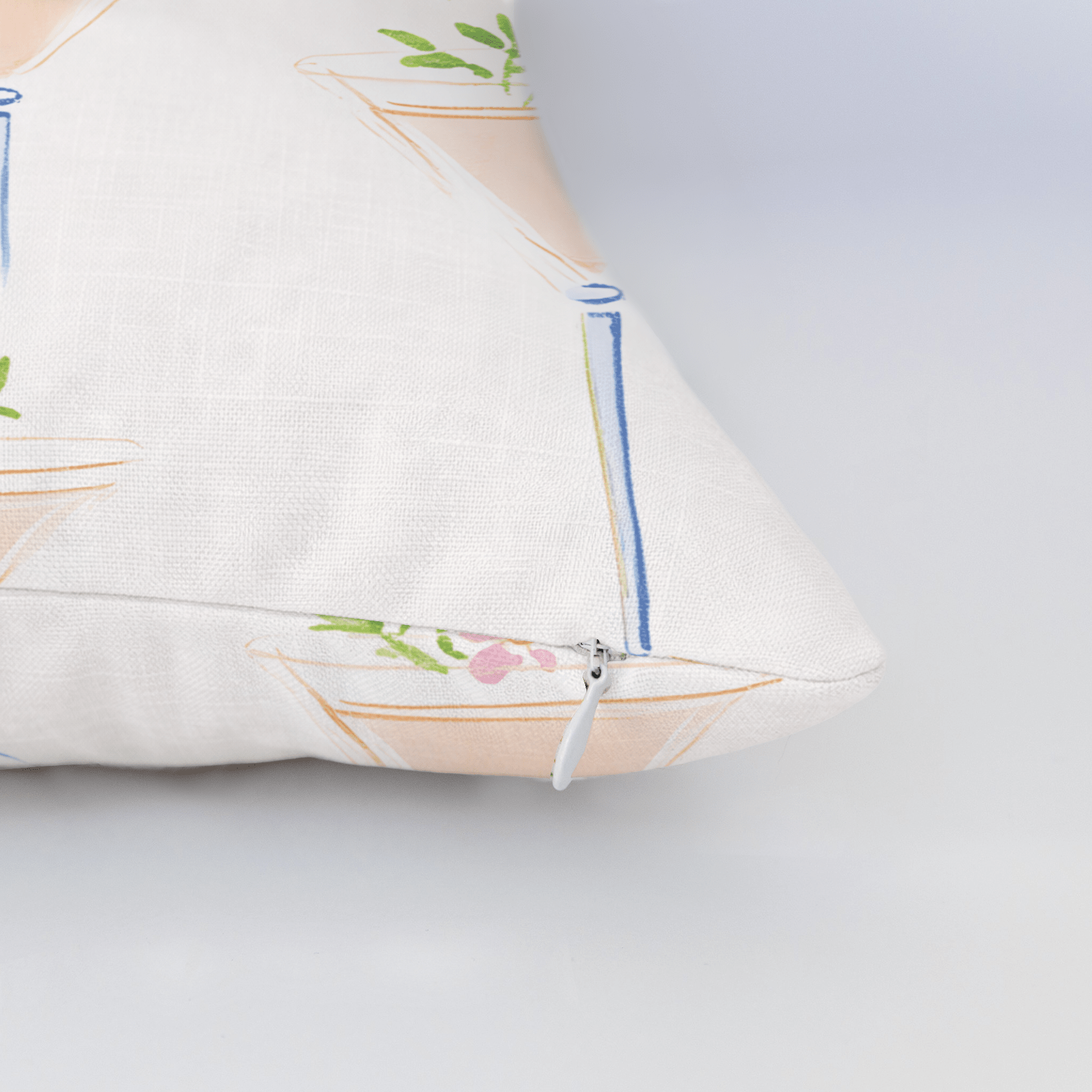 Sassy Spritz Throw Pillow - Lemon Park
