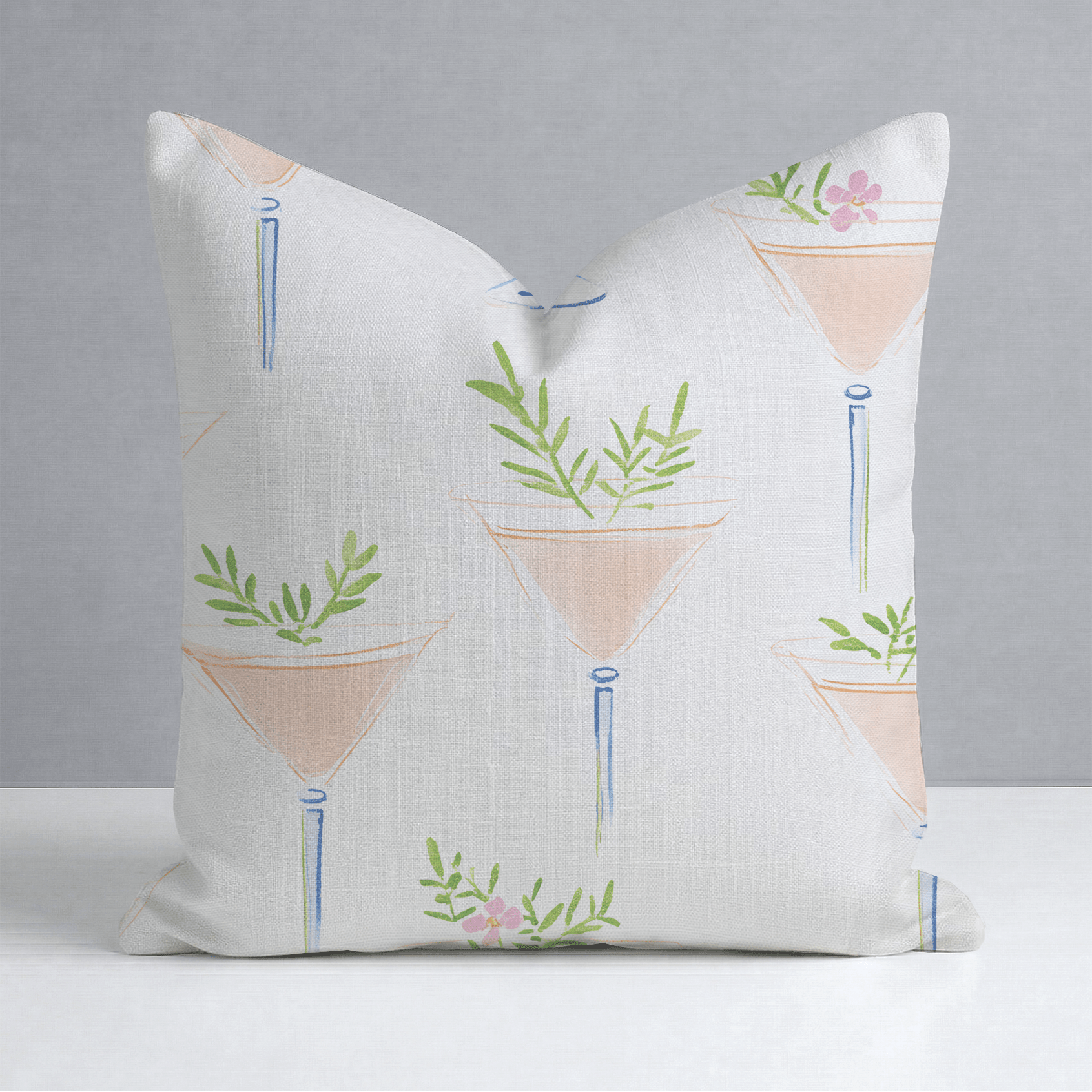 Sassy Spritz Throw Pillow - Lemon Park