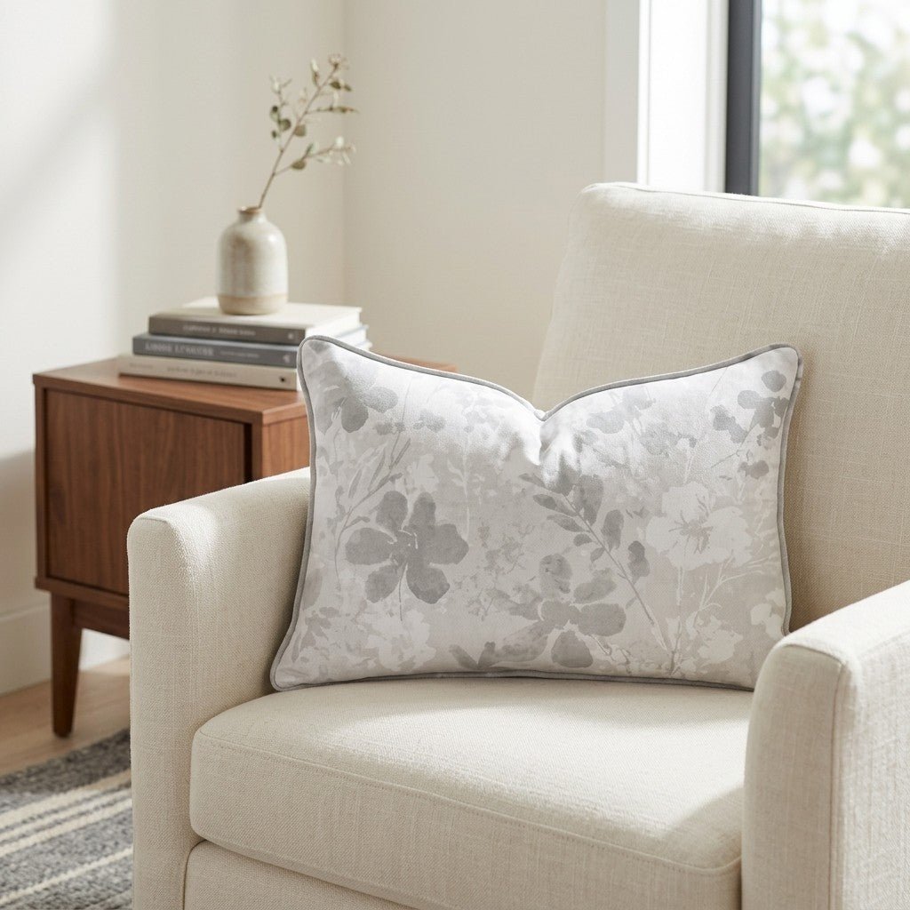 Satin Mauve Throw Pillow - Lemon Park