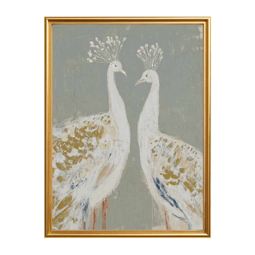 Satin Peacocks - Art Print - Lemon Park