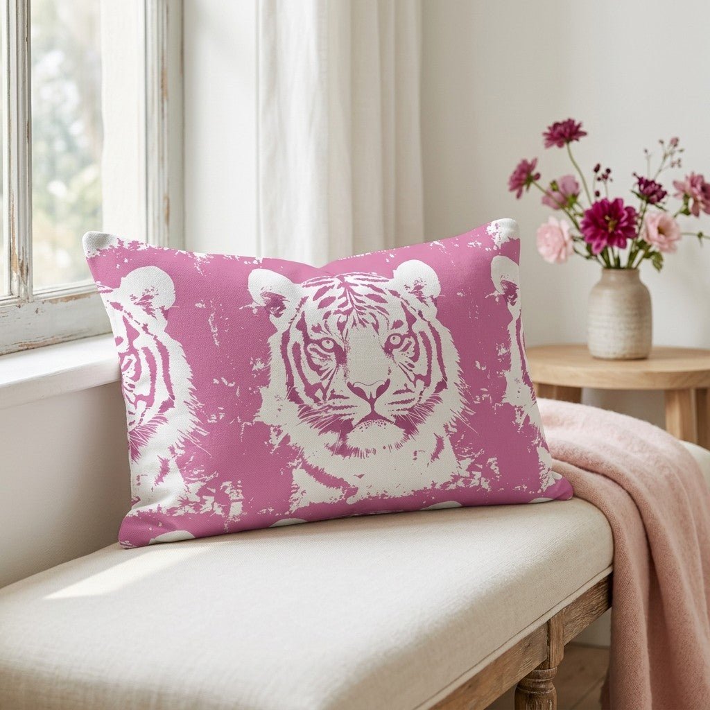 Savannah's Roar Throw Pillow - Lemon Park