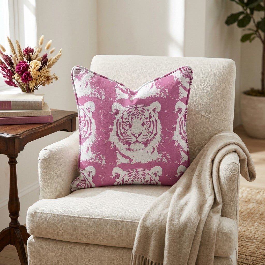 Savannah's Roar Throw Pillow - Lemon Park