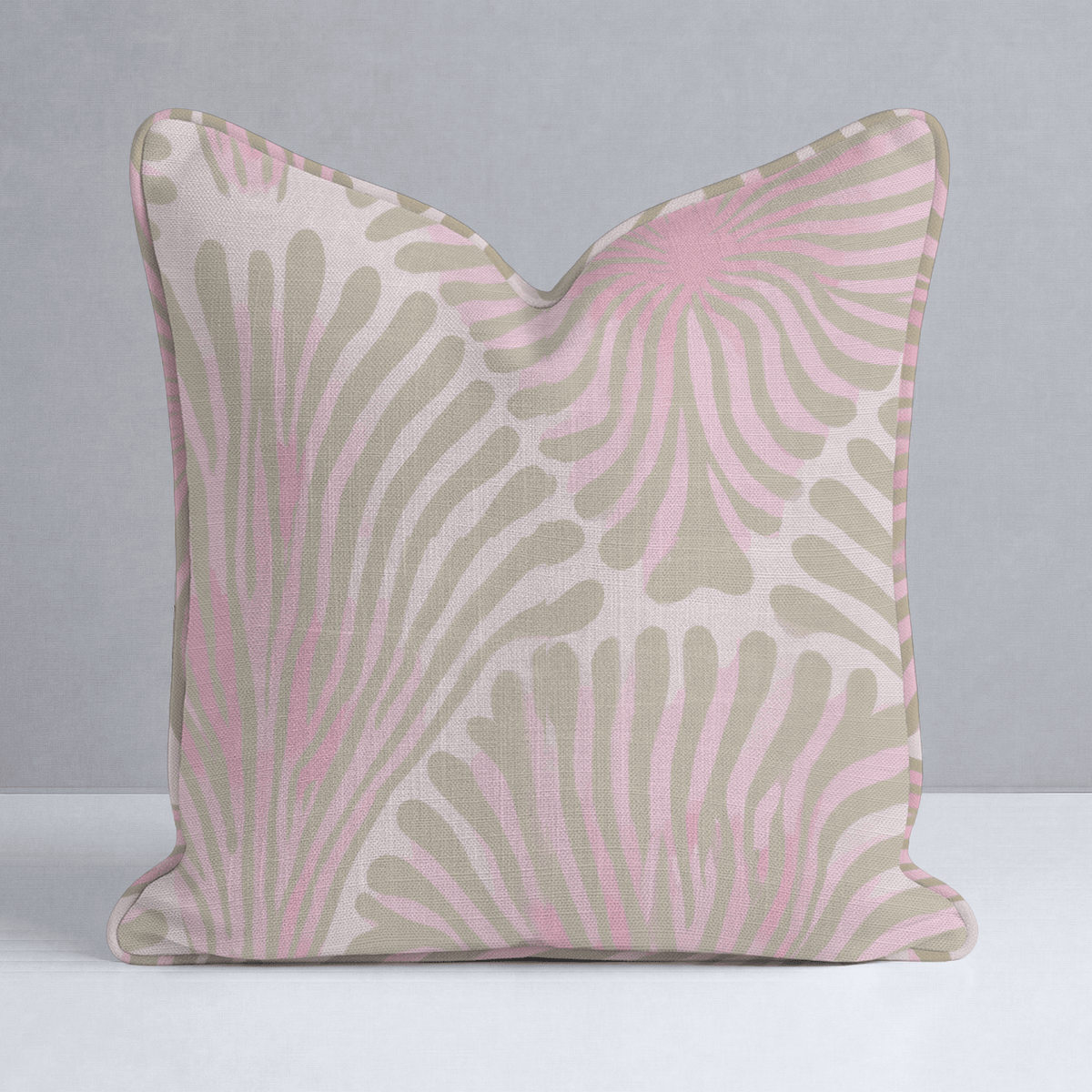 Scallop Shore Throw Pillow - Lemon Park