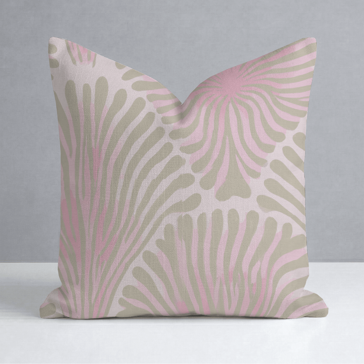 Scallop Shore Throw Pillow - Lemon Park