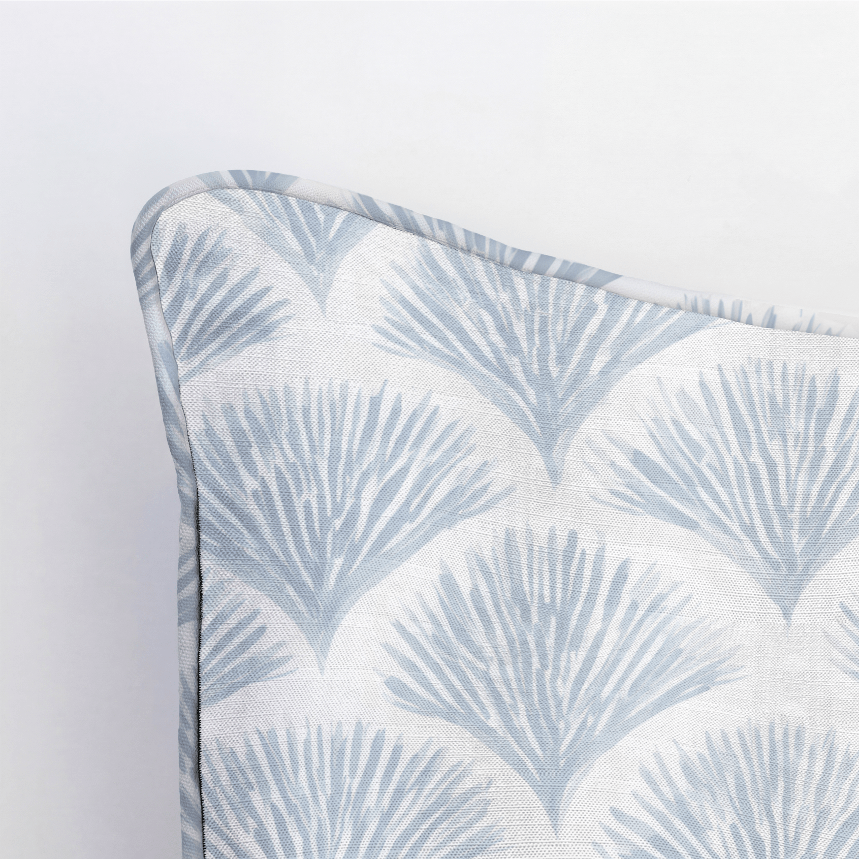 Scalloped Sky Throw Pillow - Lemon Park