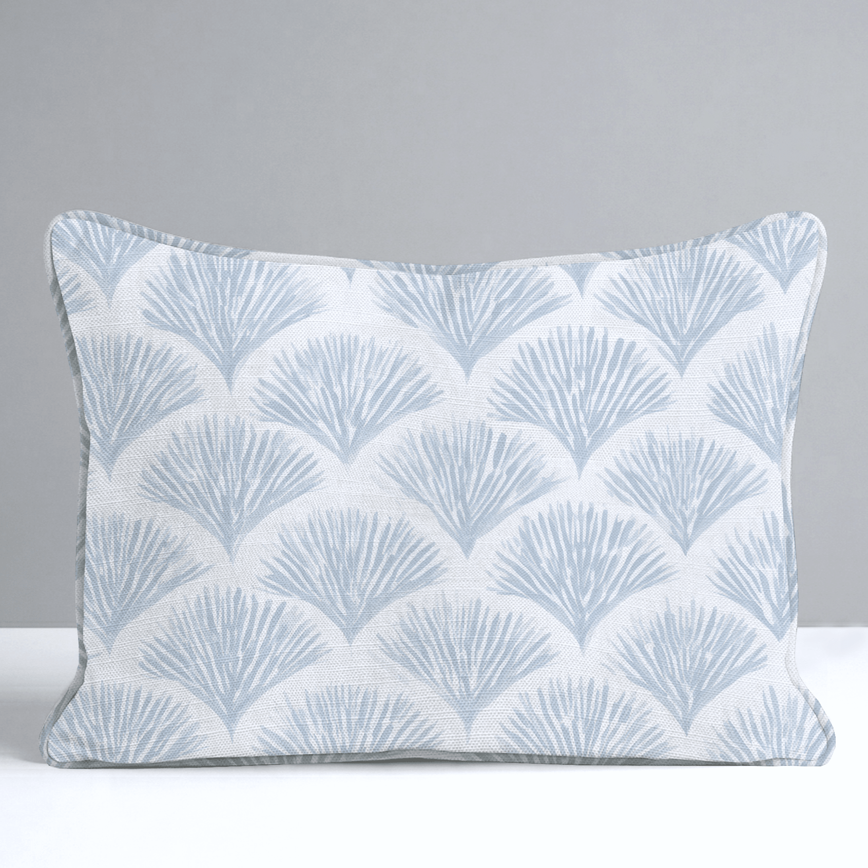 Scalloped Sky Throw Pillow - Lemon Park