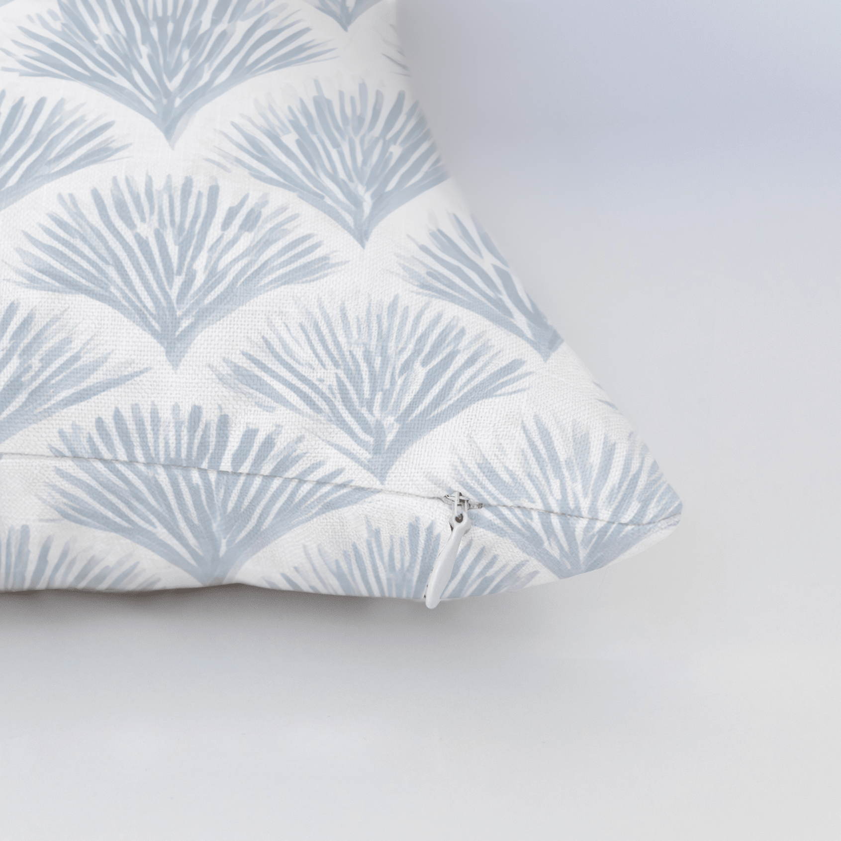 Scalloped Sky Throw Pillow - Lemon Park