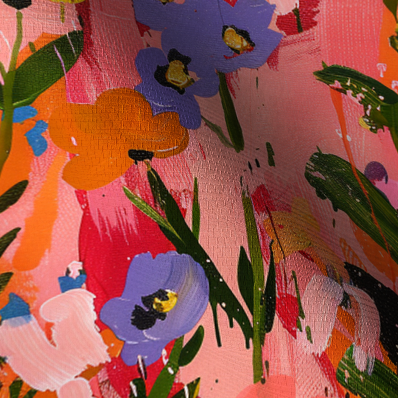 Scarlett's Spring Canvas Faux Grasscloth Wallpaper - Lemon Park