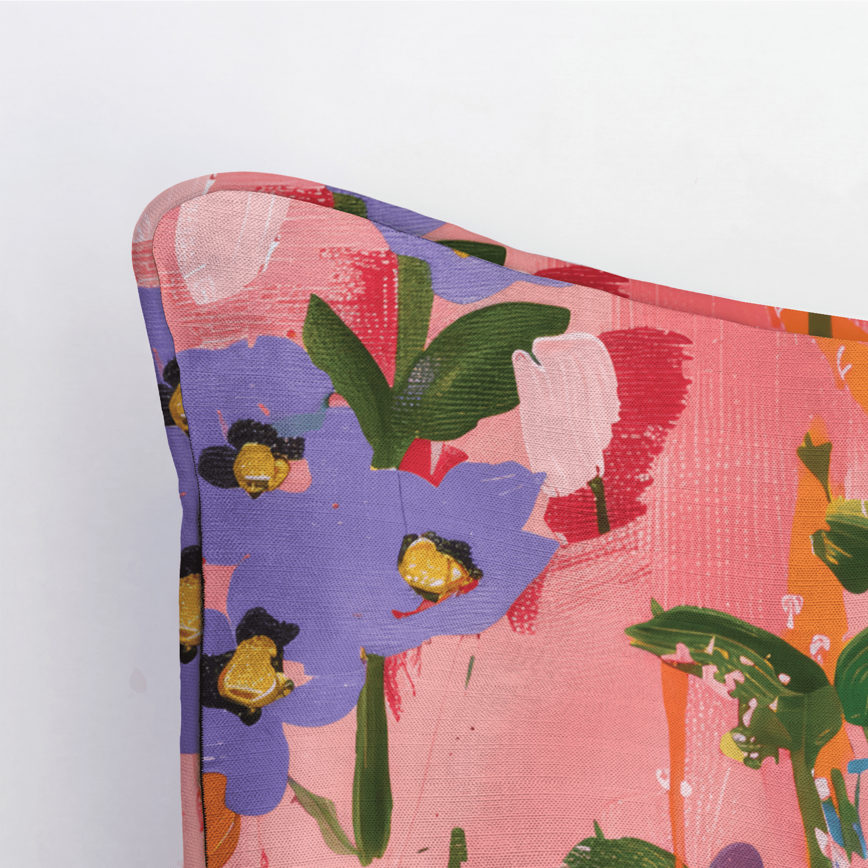Scarlett's Spring Canvas Throw Pillow - Lemon Park