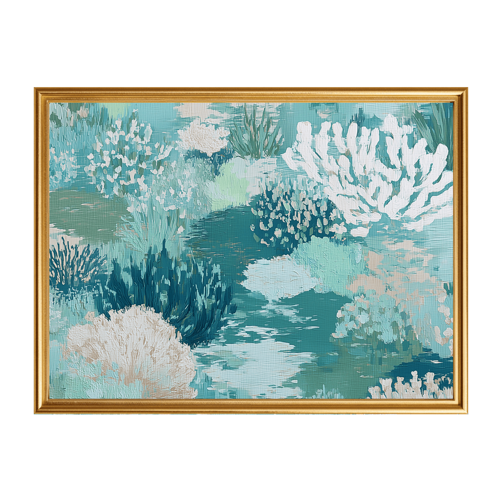 Seafoam Garden - Art Print - Lemon Park