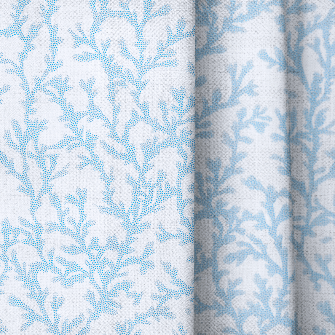 Seafoam Meadow - Drapery - Lemon Park