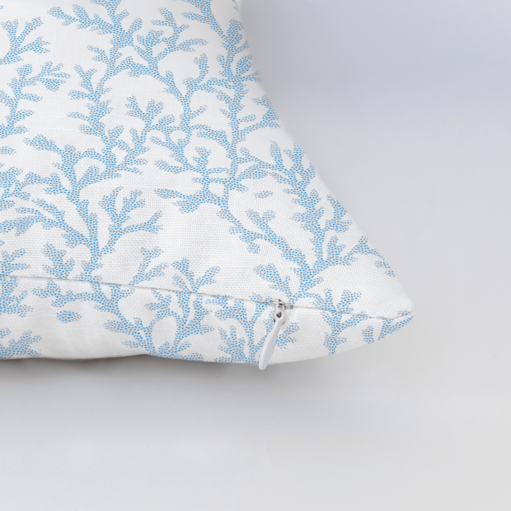 Seafoam Meadow Throw Pillow - Lemon Park
