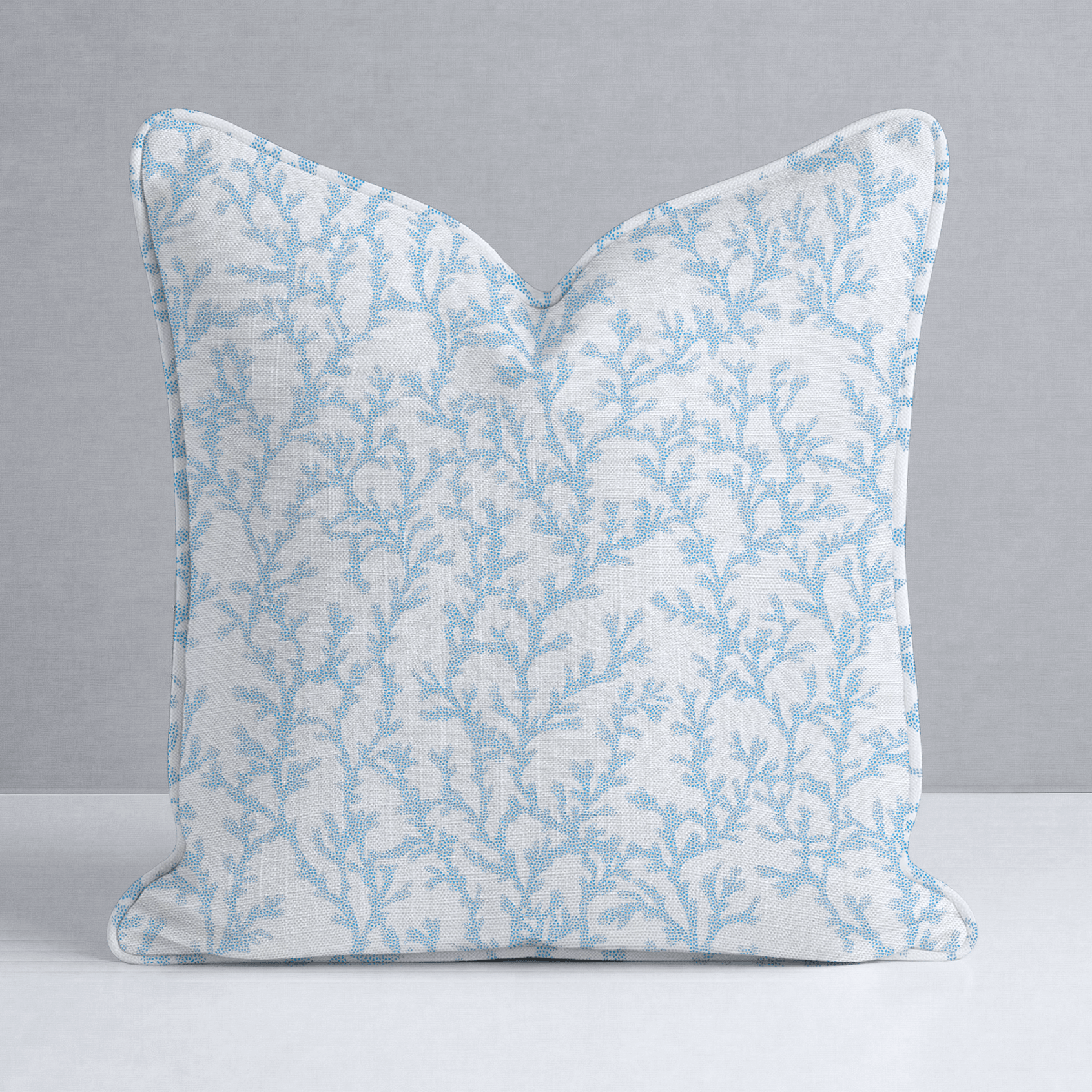 Seafoam Meadow Throw Pillow - Lemon Park