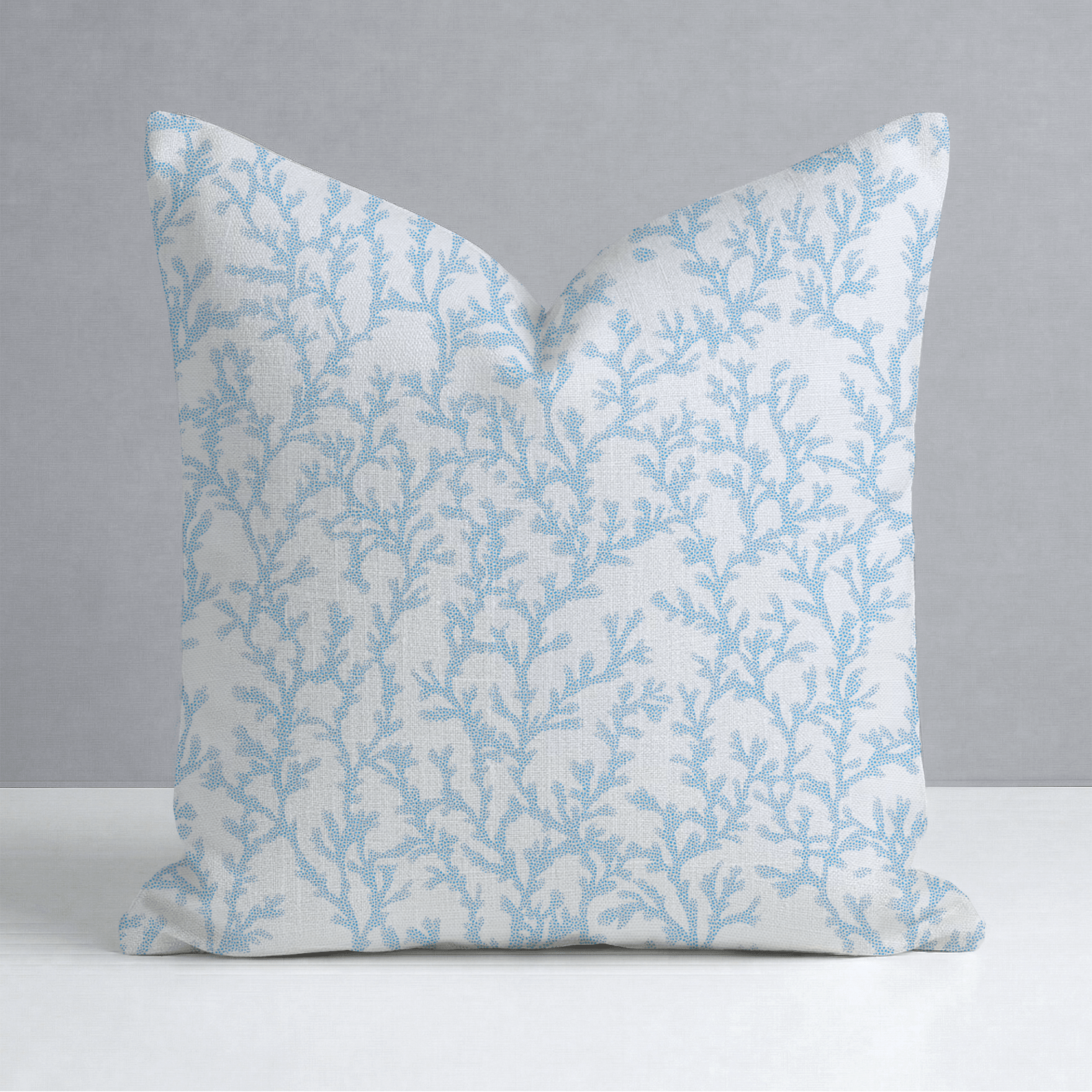 Seafoam Meadow Throw Pillow - Lemon Park
