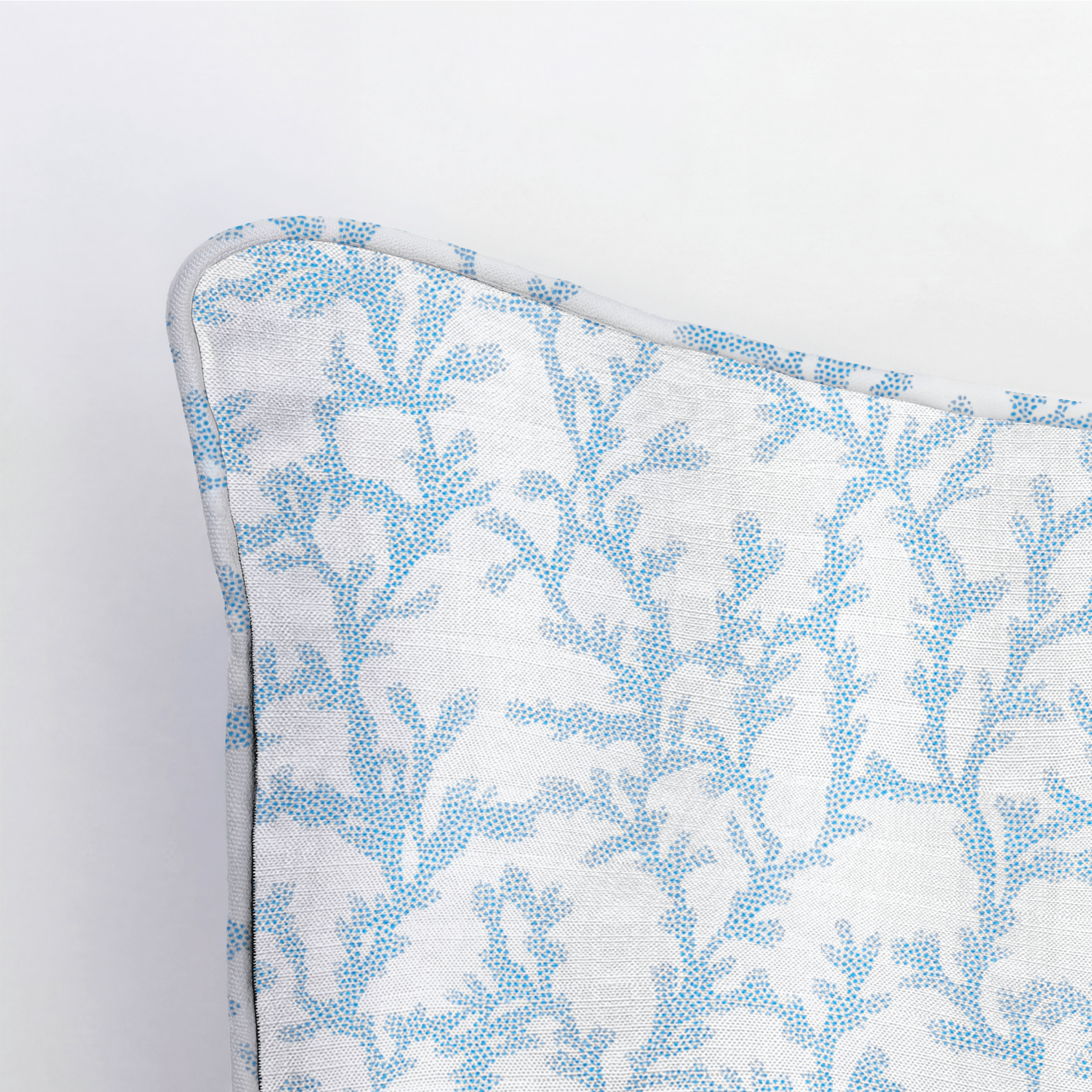 Seafoam Meadow Throw Pillow - Lemon Park