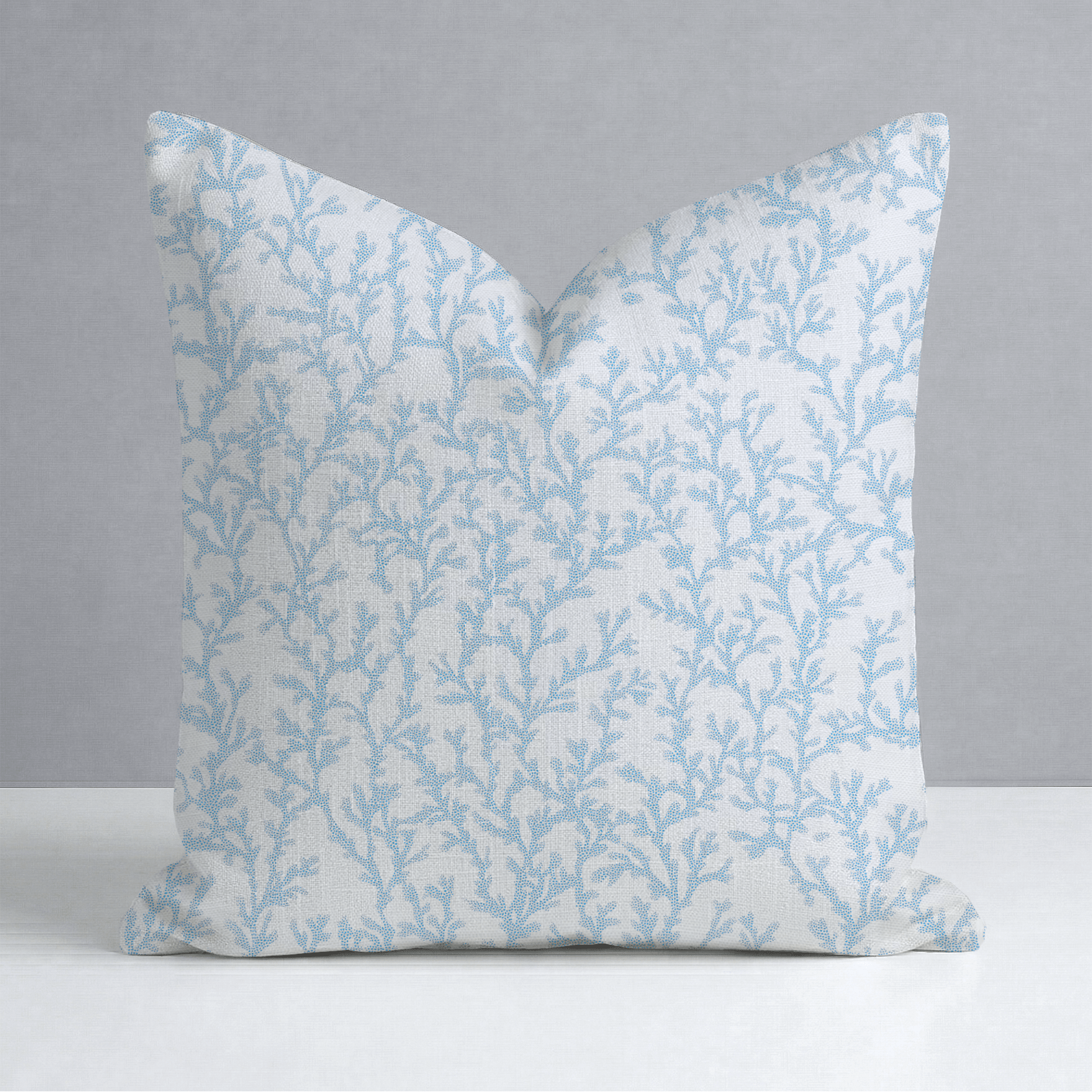 Seafoam Meadow Throw Pillow - Lemon Park