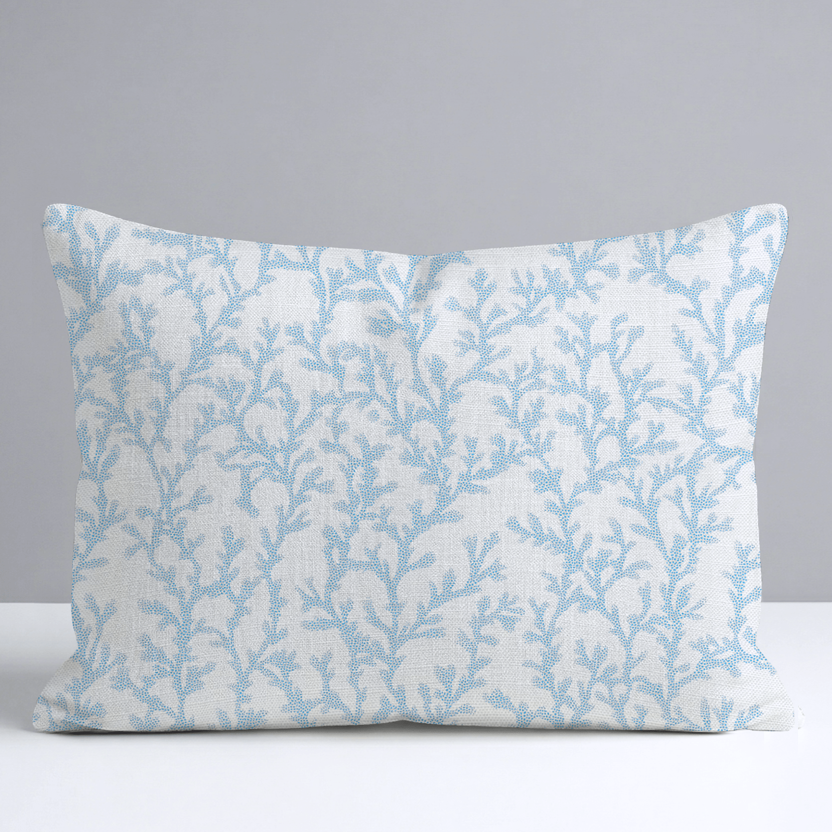 Seafoam Meadow Throw Pillow - Lemon Park