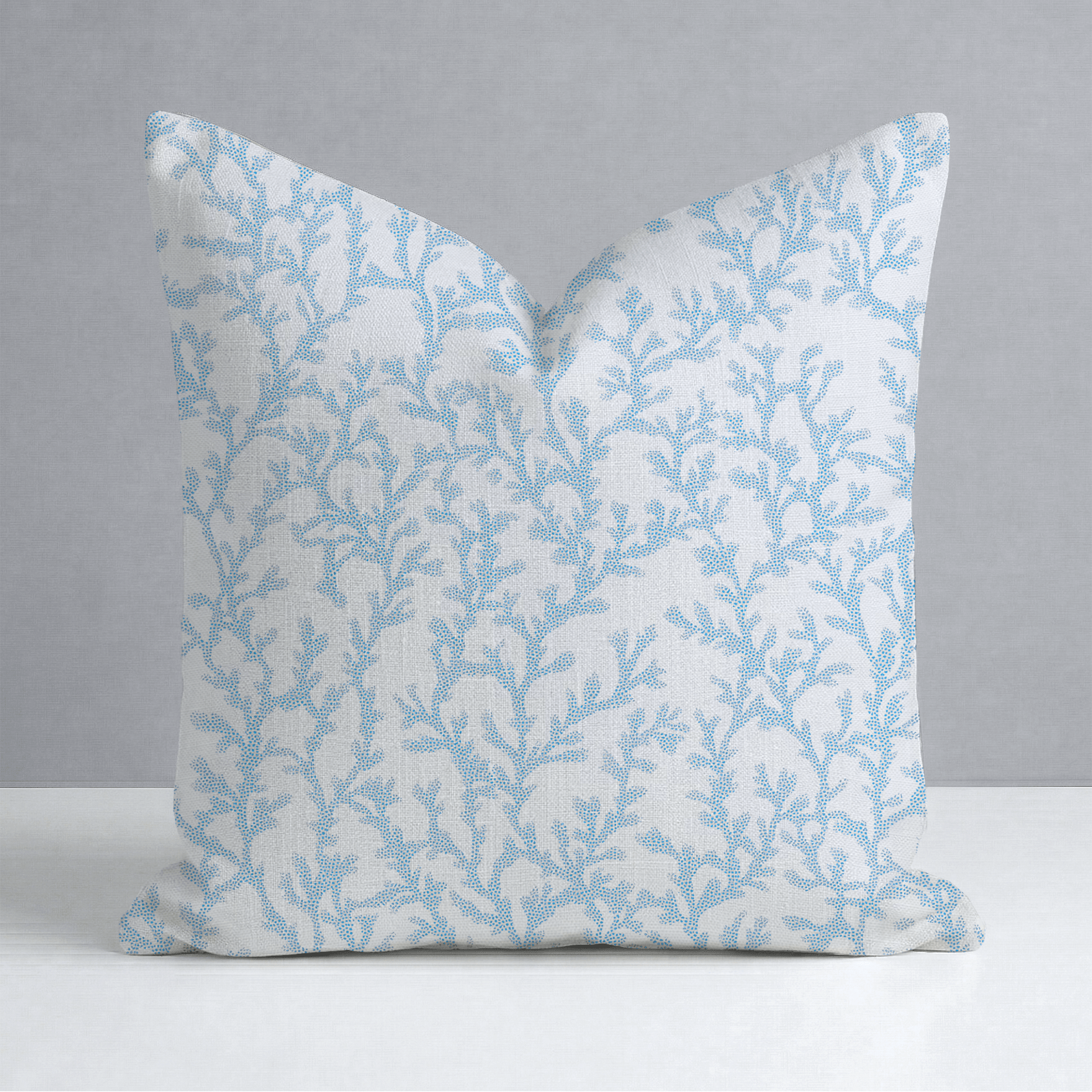 Seafoam Meadow Throw Pillow - Lemon Park
