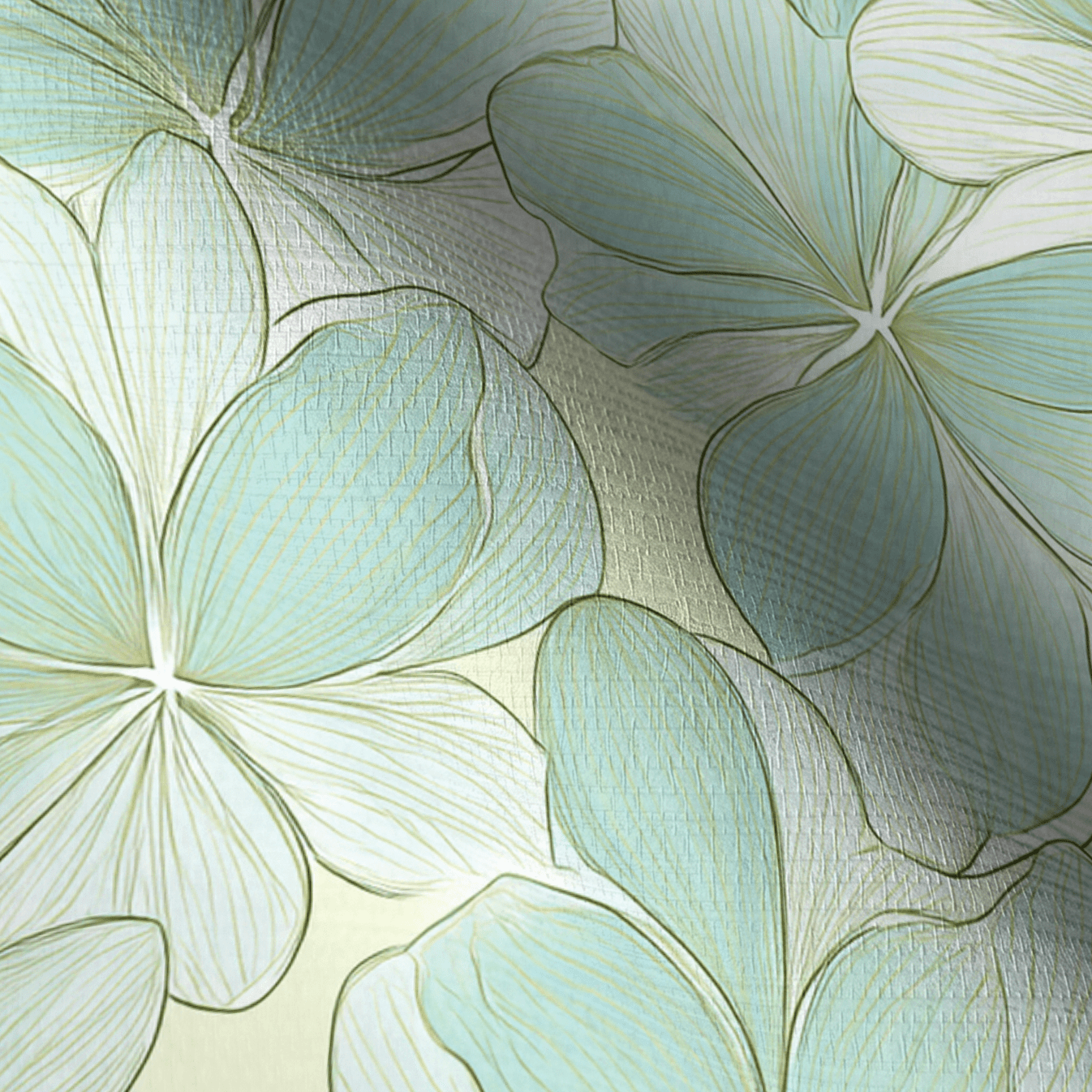 Seafoam Whispy Faux Grasscloth Wallpaper - Lemon Park