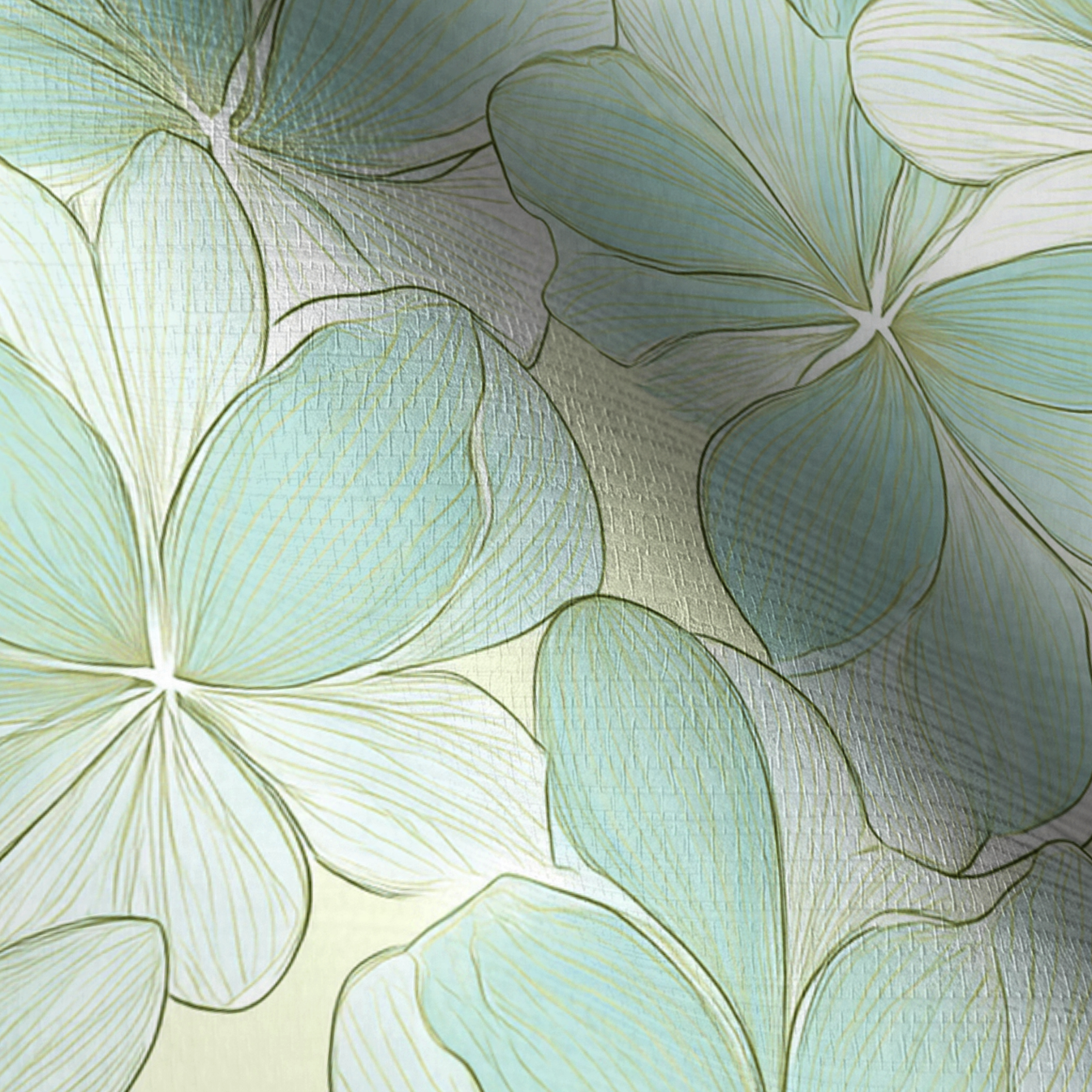 Seafoam Whispy Faux Grasscloth Wallpaper