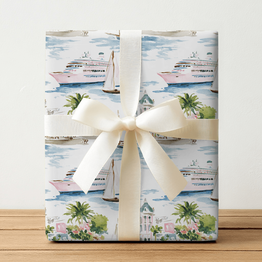 Seaside Escape - Wrapping Paper - Lemon Park