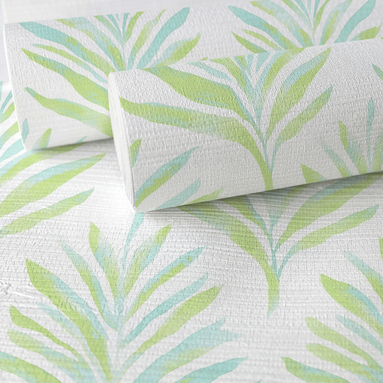 Seaside Faux Grasscloth Wallpaper - Lemon Park