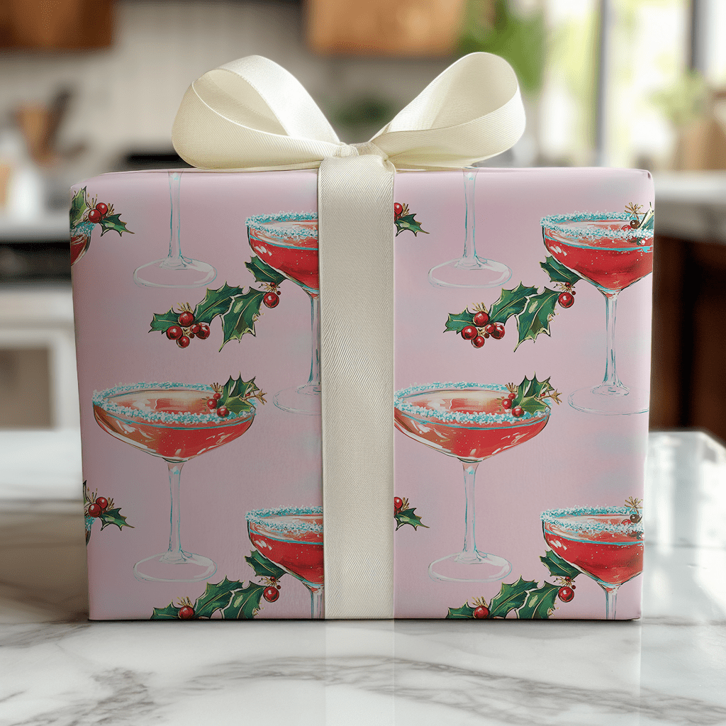 Season of Sparkle - Wrapping Paper - Lemon Park