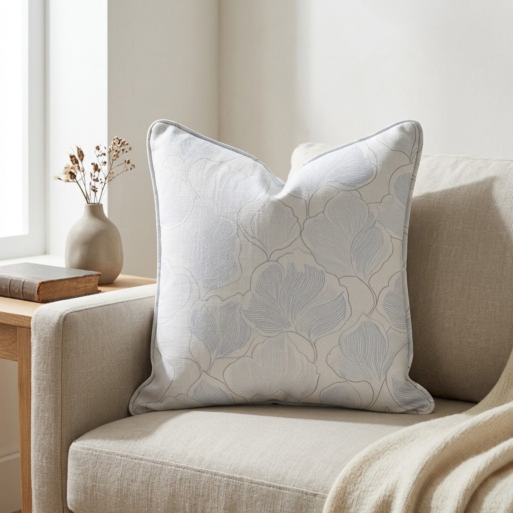 Second Frost Throw Pillow - Lemon Park