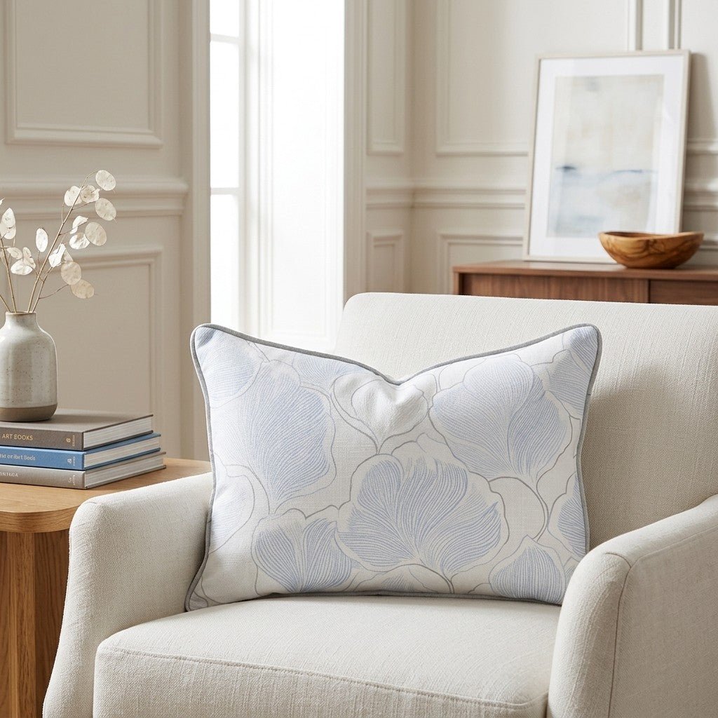 Second Frost Throw Pillow - Lemon Park