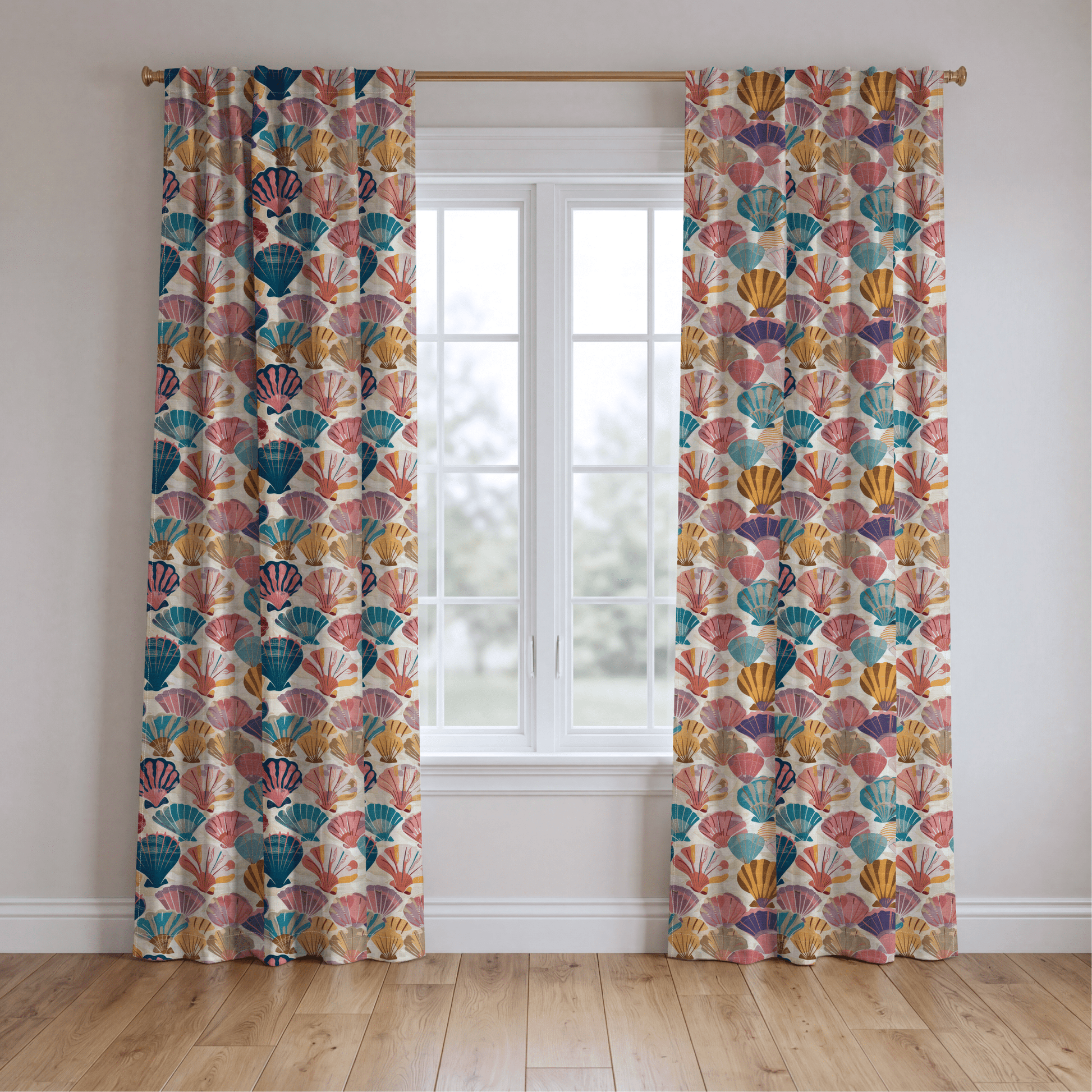 Seraphina's Seashell Sonata - Drapery - Lemon Park
