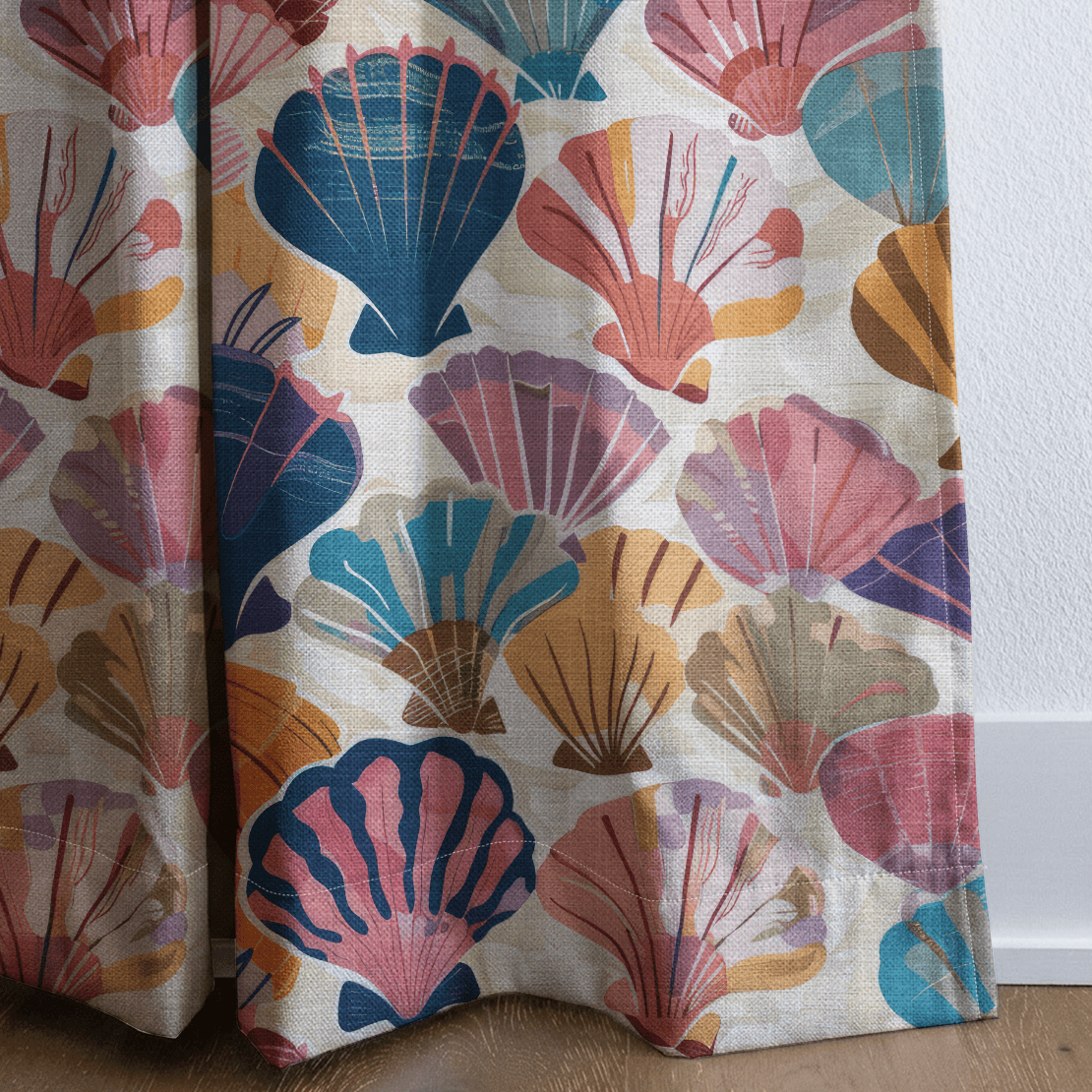 Seraphina's Seashell Sonata - Drapery - Lemon Park