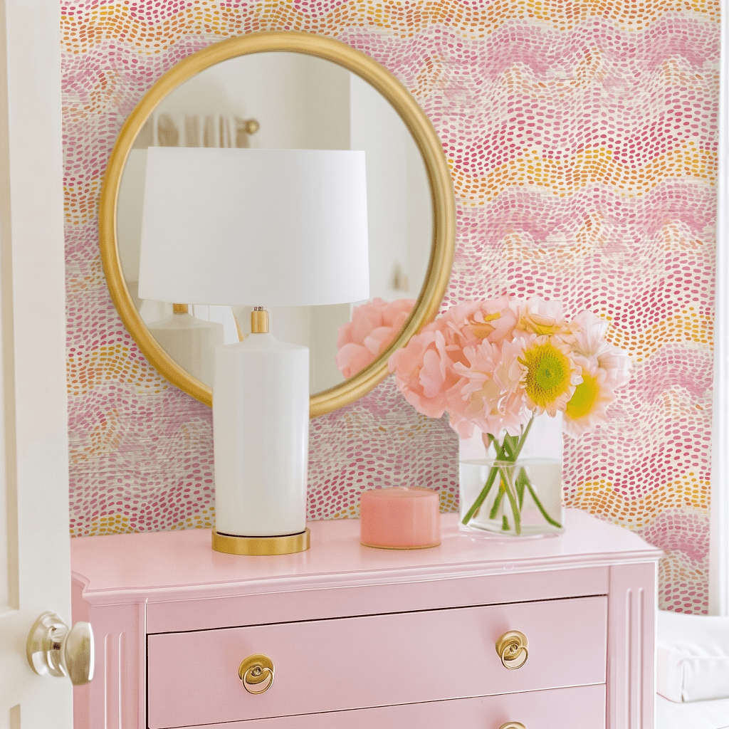 Shayle Faux Grasscloth Wallpaper - Lemon Park