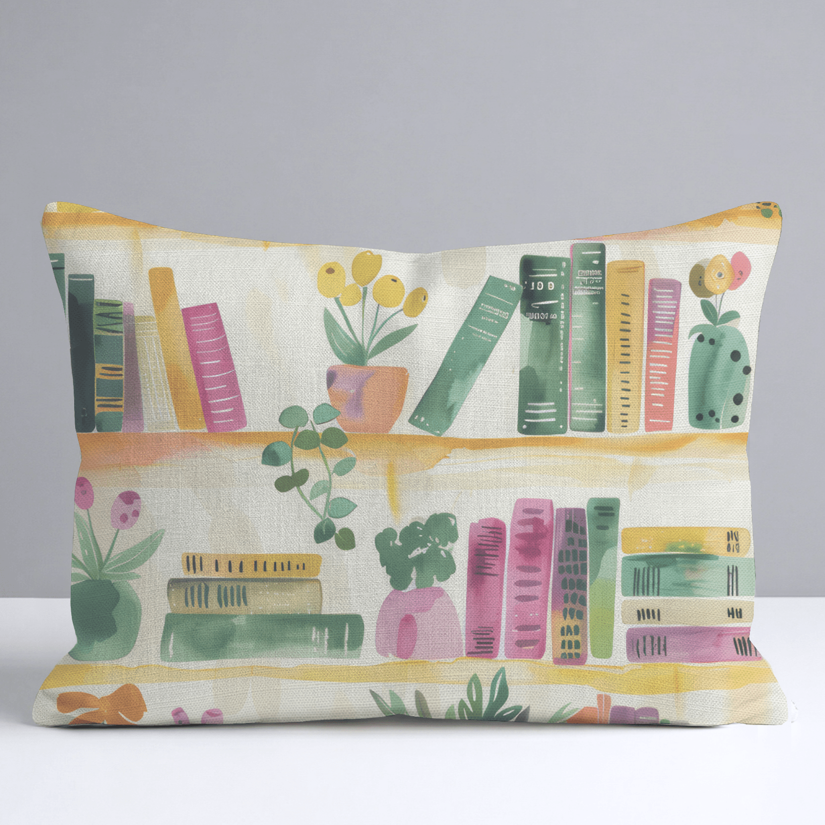Shelfie Throw Pillow - Lemon Park