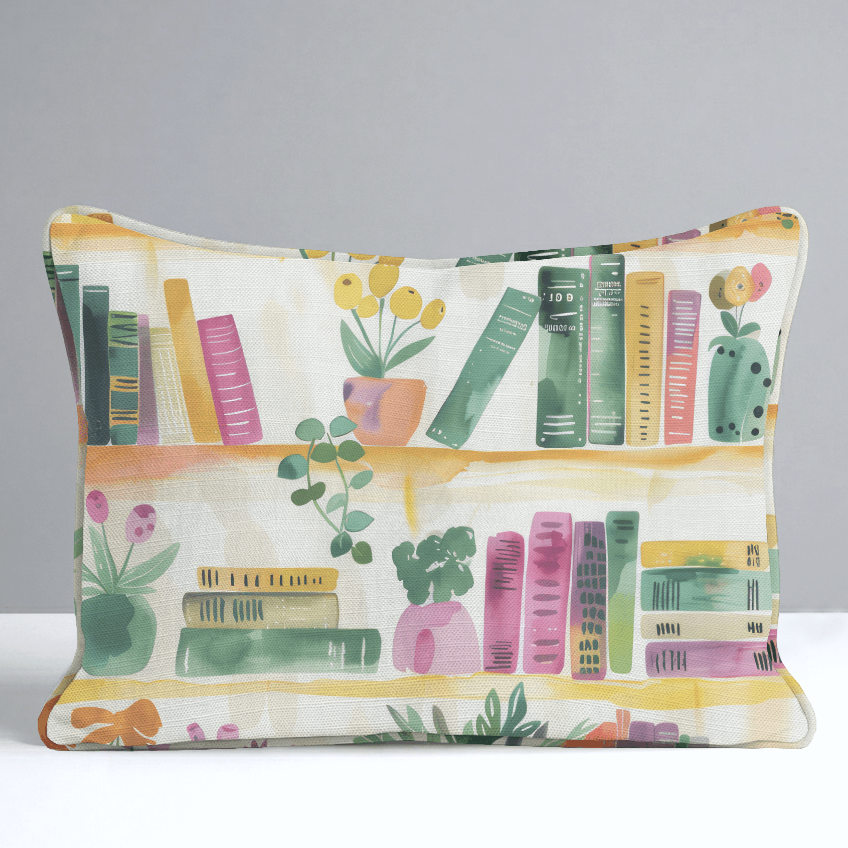Shelfie Throw Pillow - Lemon Park