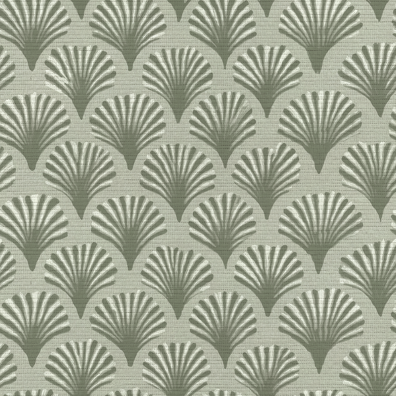 Shell House Faux Grasscloth Wallpaper - Lemon Park